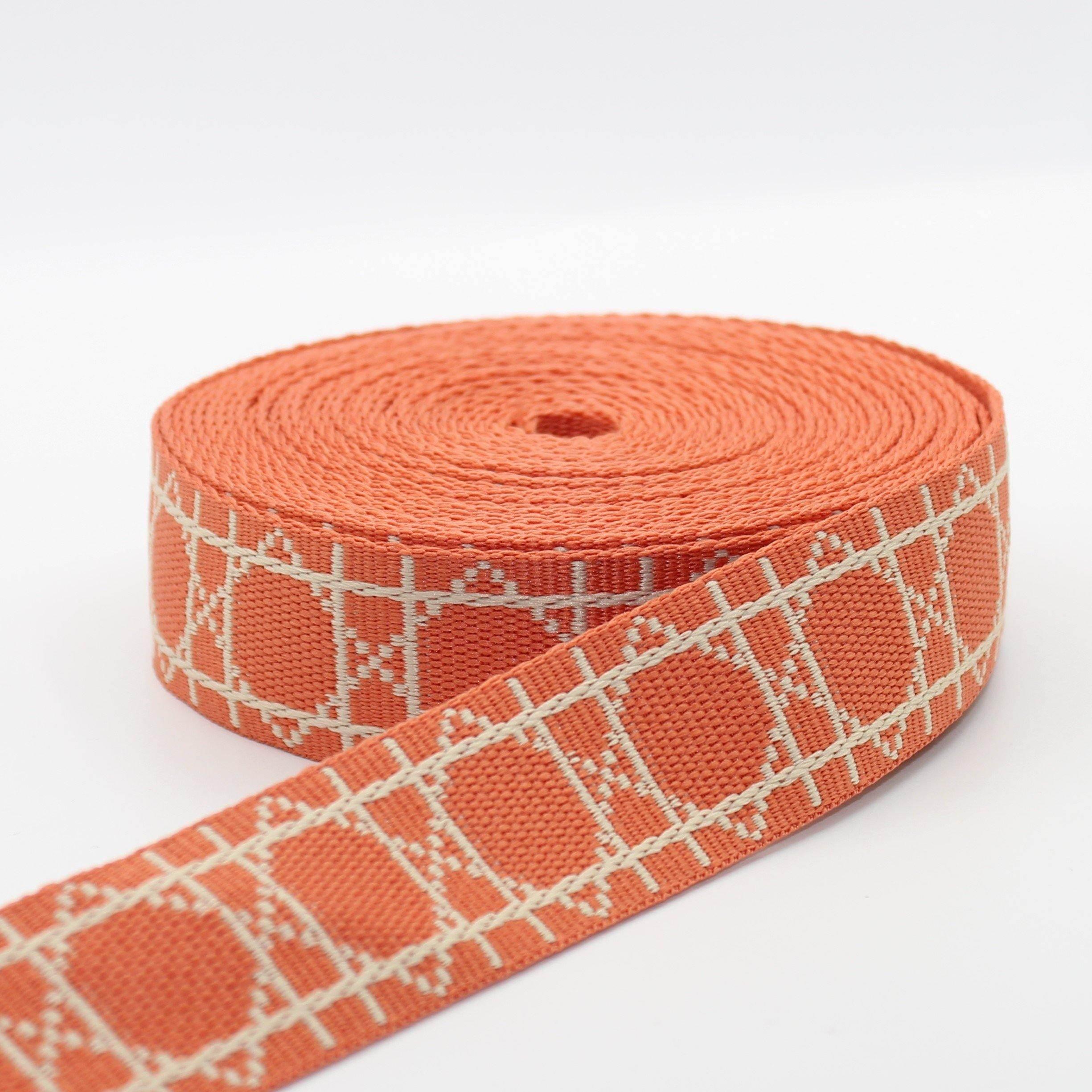5 Meters 38mm Octagone Webbing #RUB1947 - ACCESSOIRES LEDUC BV