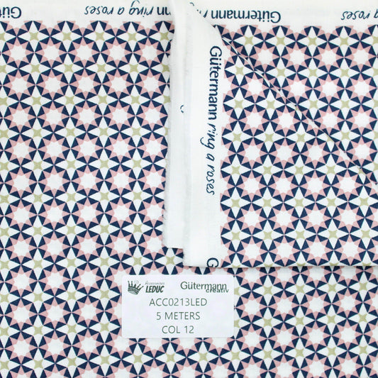 5 Meters GUTERMANN FABRIC 100% COTTON - ACCESSOIRES LEDUC BV