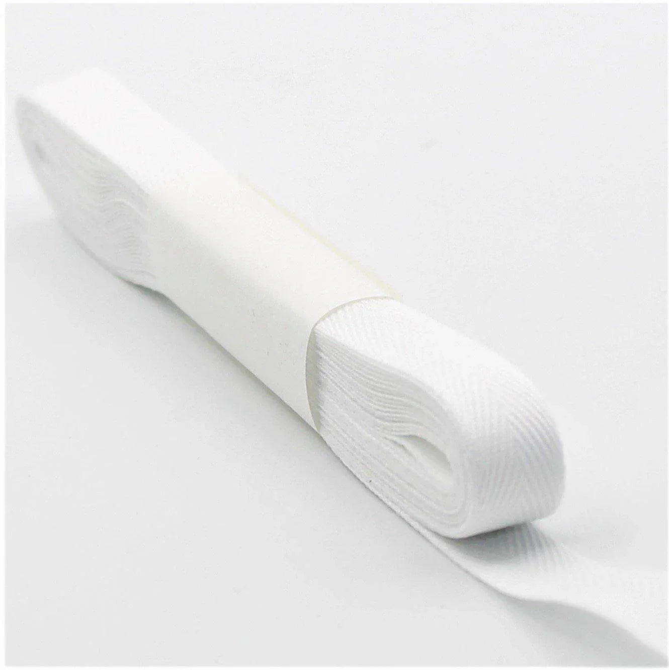 5 Meters Herringbone Tape 100% Cotton White Black or Ecru - ACCESSOIRES LEDUC BV