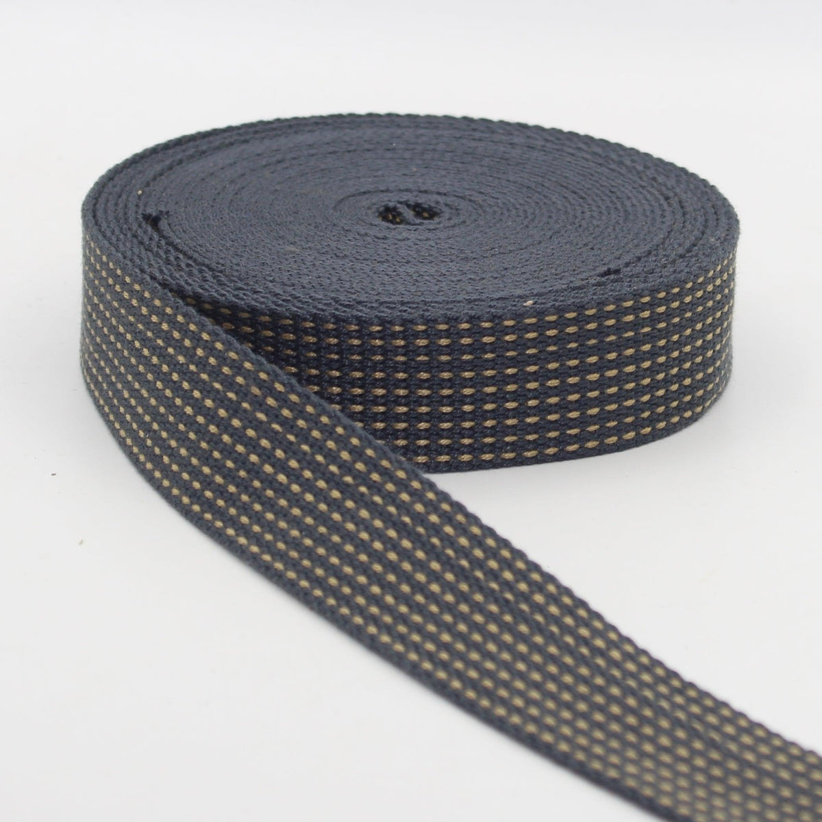 5 meters 30mm Webbing with Stitches #RUB1976 - ACCESSOIRES LEDUC