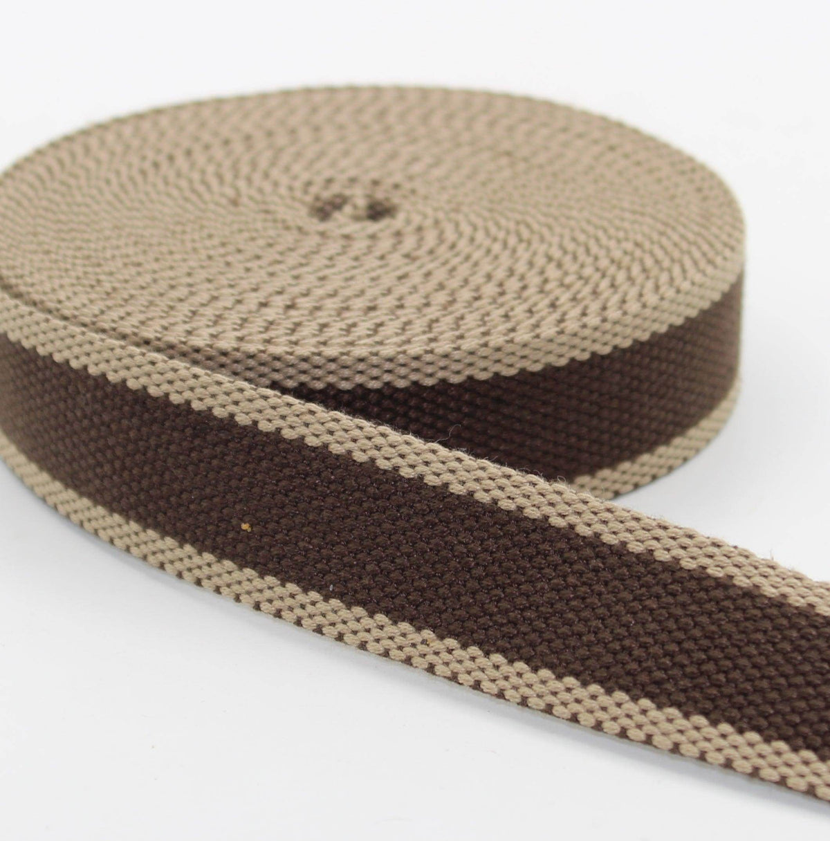 5 meters 30mm Old Style Large Stripped Webbing #RUB1993 - ACCESSOIRES LEDUC