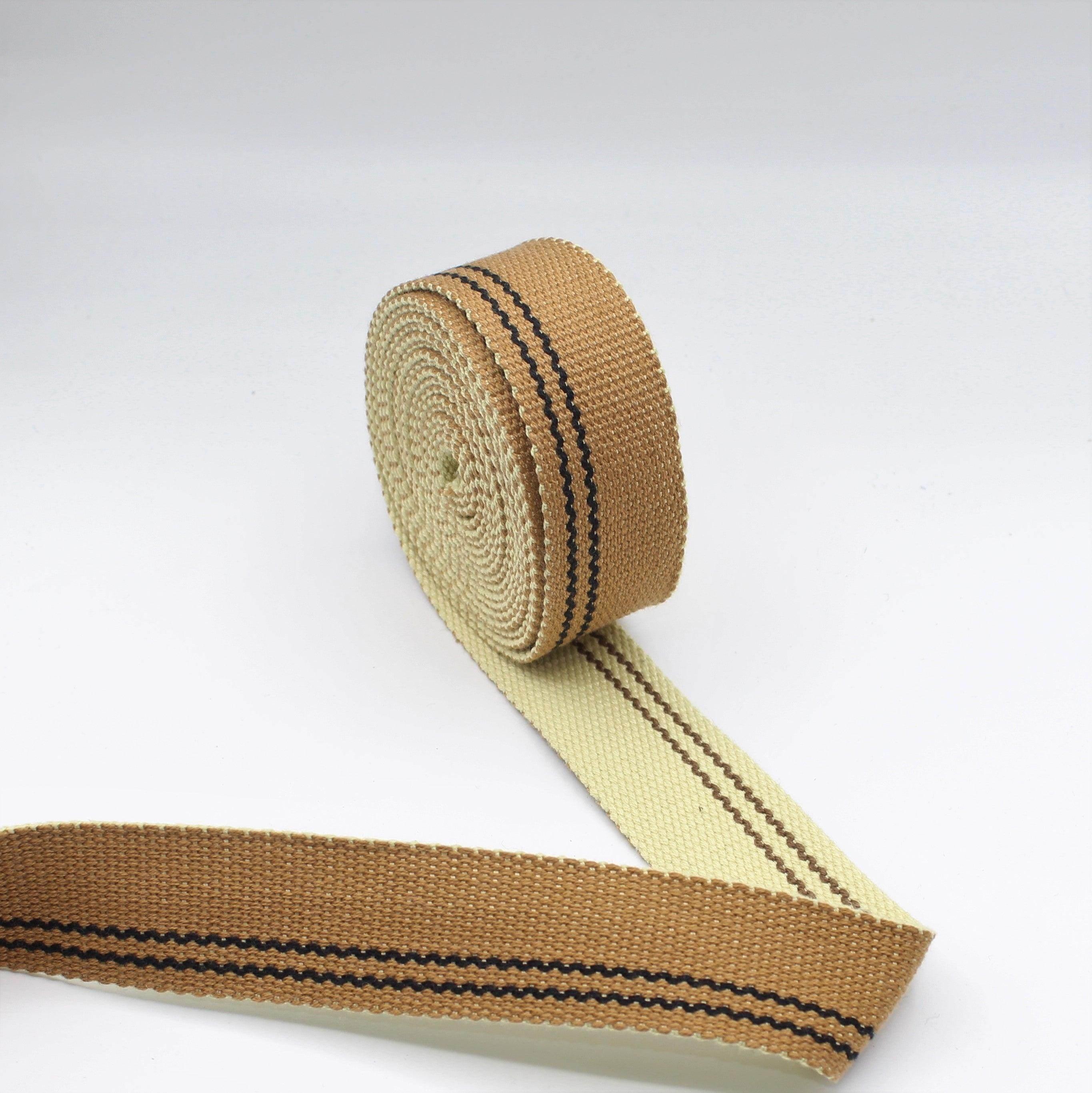 5 meters Bicolor 2 Wave 30mm Webbing #RUB1977 - ACCESSOIRES LEDUC BV