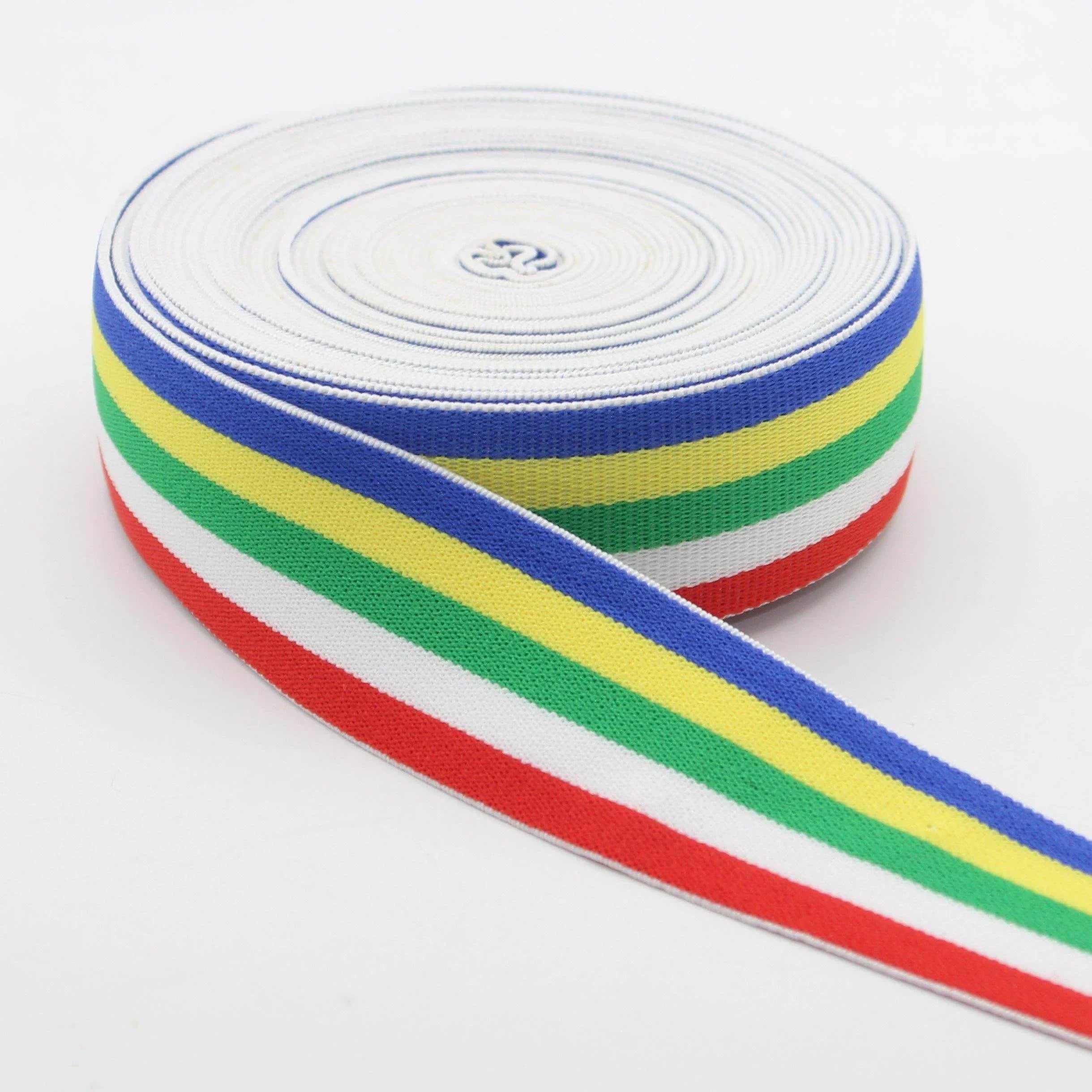 5 meters 40mm Rainbow Elastic #ELA1309 - ACCESSOIRES LEDUC BV