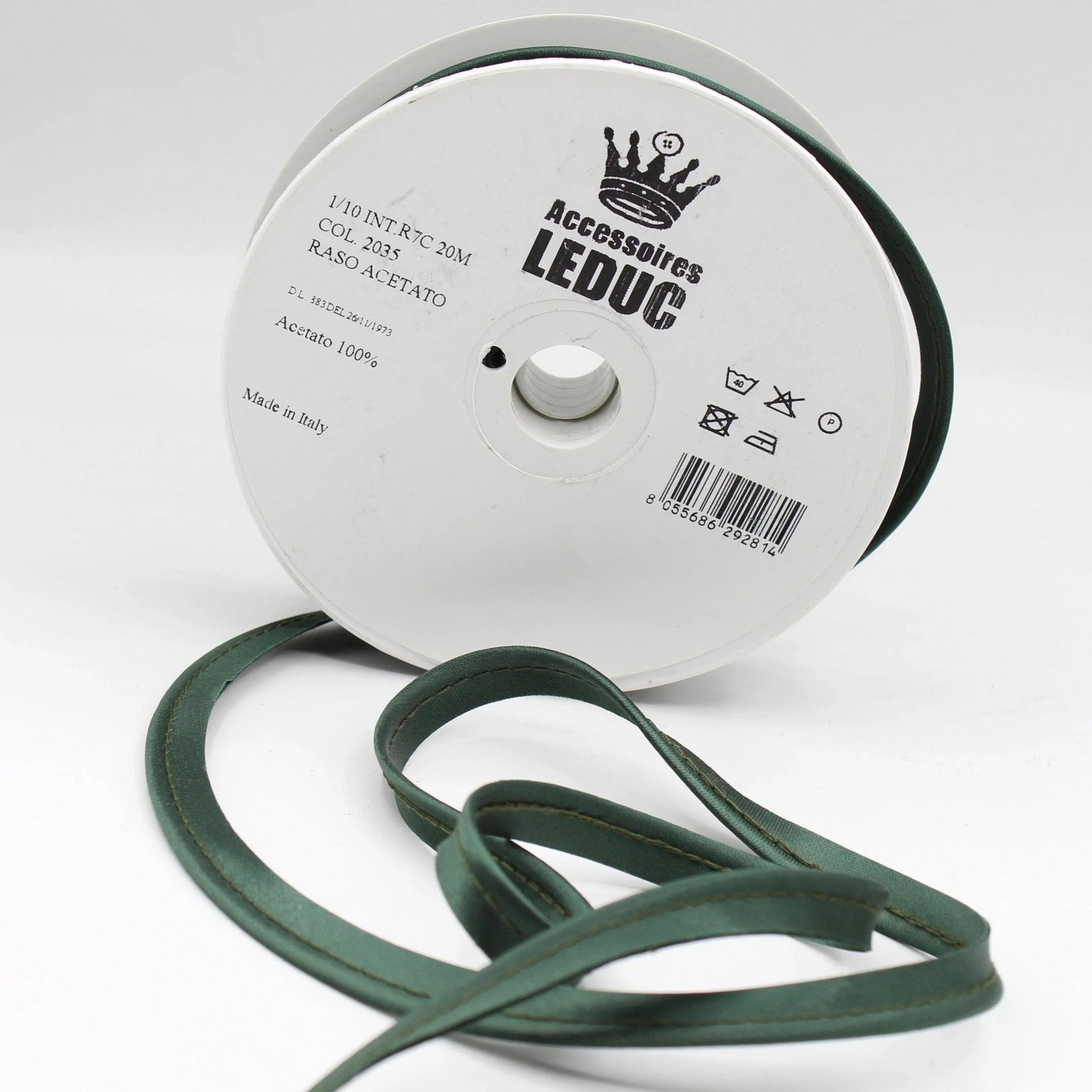 Satin PIPING / 10mm - 8/2 - ACCESSOIRES LEDUC BV