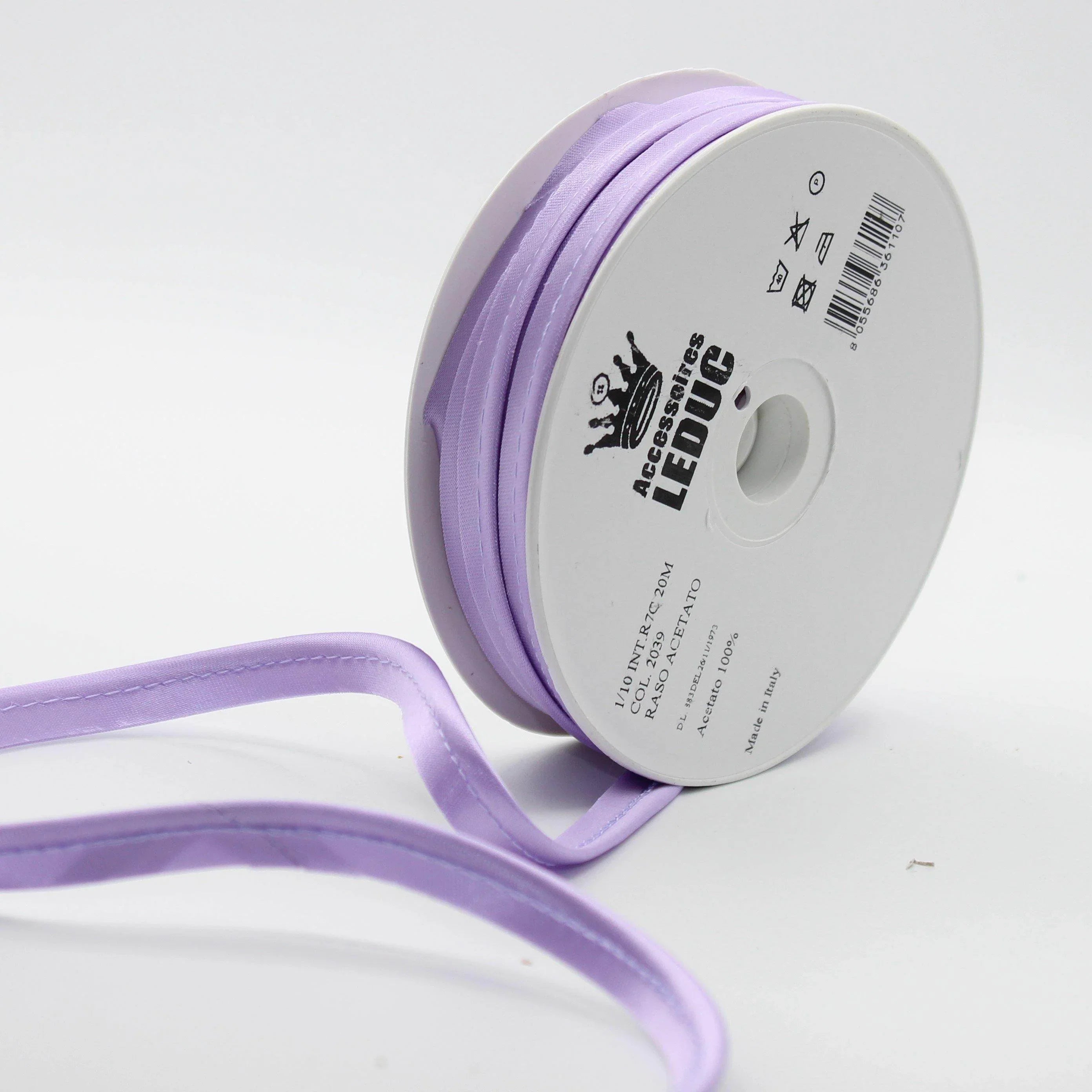 Satin PIPING / 10mm - 8/2 - ACCESSOIRES LEDUC BV