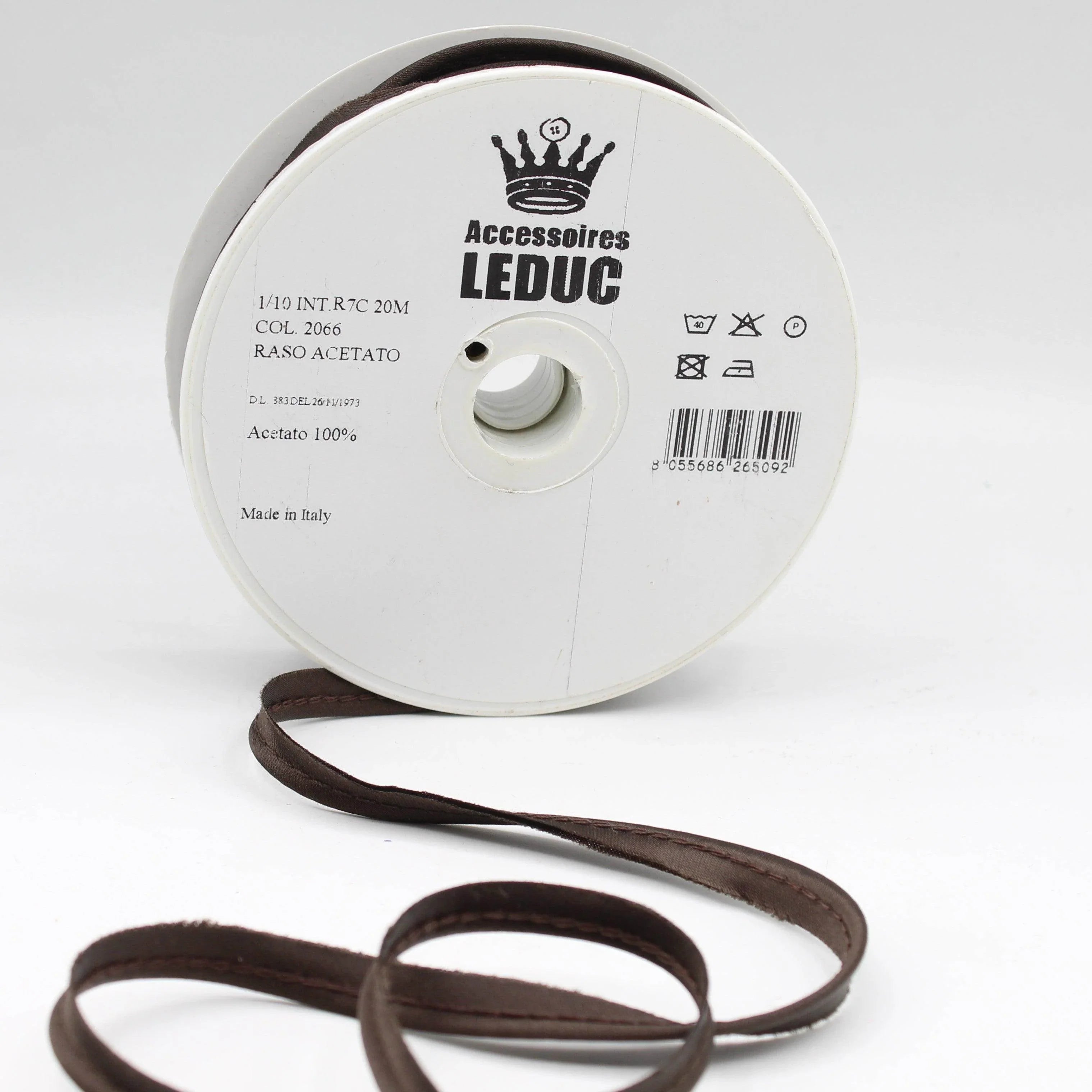 Satin PIPING / 10mm - 8/2 - ACCESSOIRES LEDUC BV