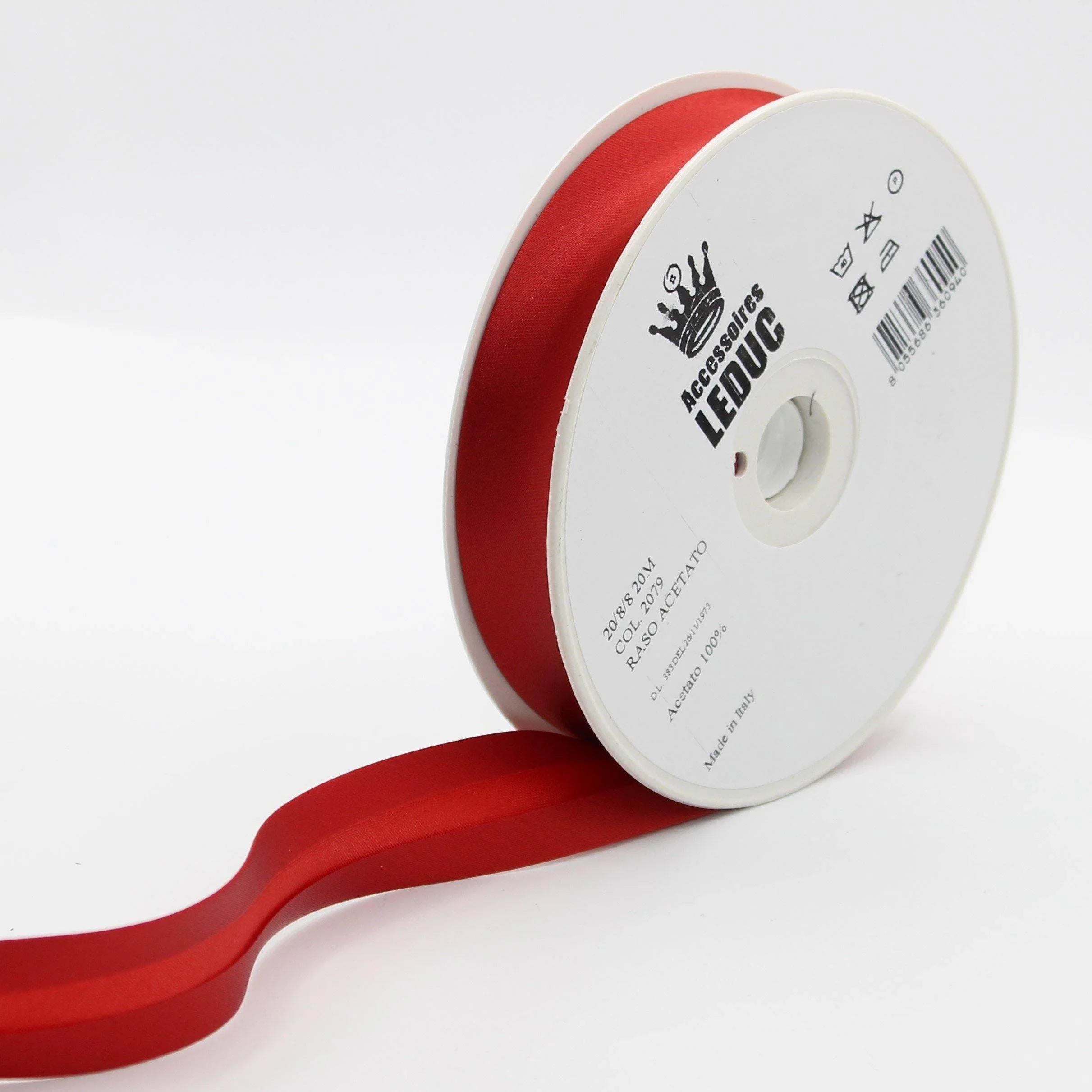 Satin BIAS BINDING / 20mm - 20/8/8 #SBI500-20-8-8-20 - ACCESSOIRES LEDUC BV