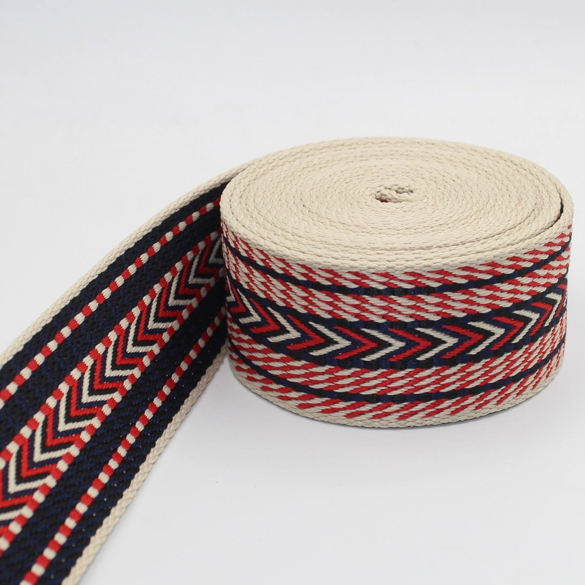 5 meters Colored Webbing with Arrows 50mm #RUB3517 - ACCESSOIRES LEDUC BV