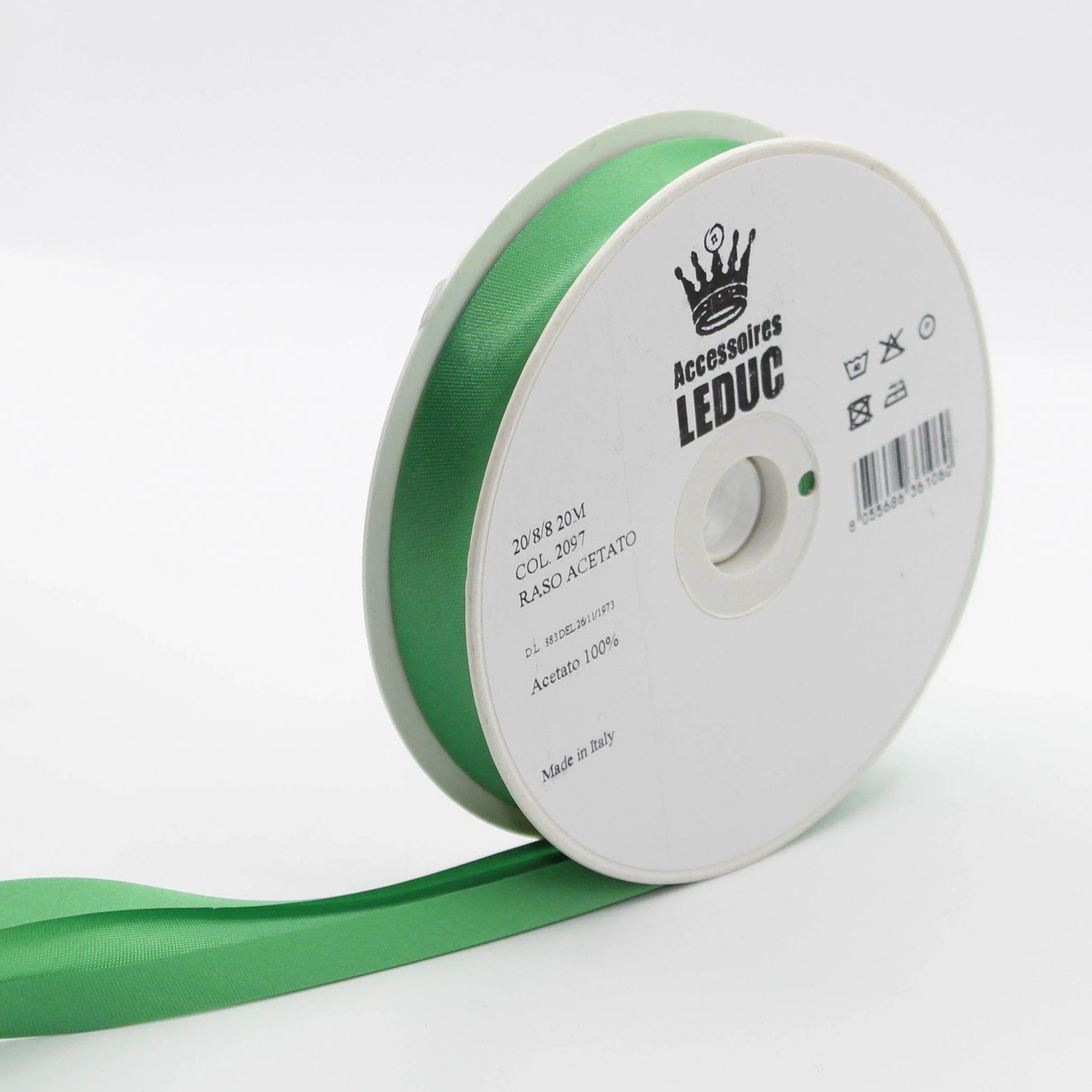 Satin BIAS BINDING / 20mm - 20/8/8 #SBI500-20-8-8-20 - ACCESSOIRES LEDUC BV