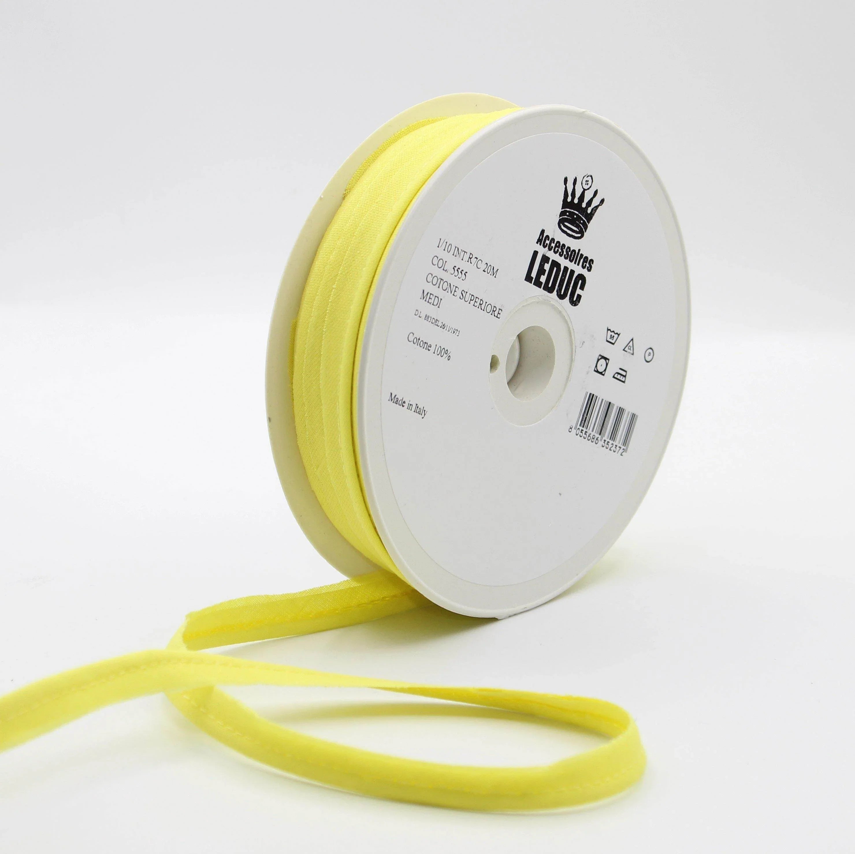 20MT - COTTON PIPING / 10mm (8+2mm) - ACCESSOIRES LEDUC BV