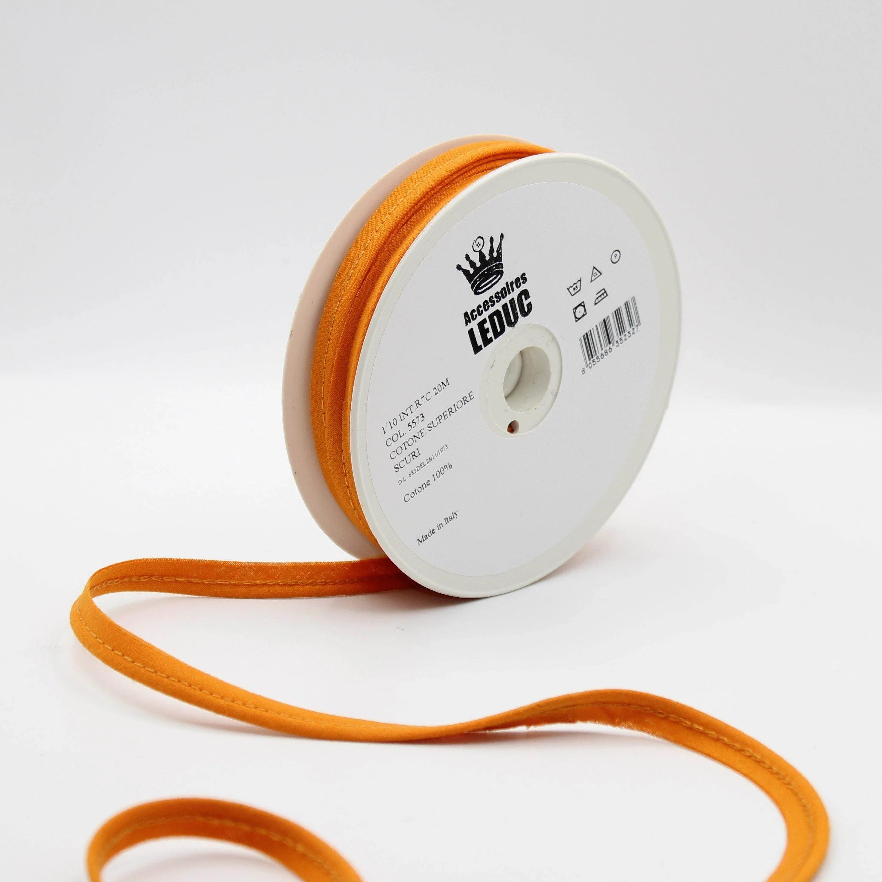 20MT - COTTON PIPING / 10mm (8+2mm) - ACCESSOIRES LEDUC BV