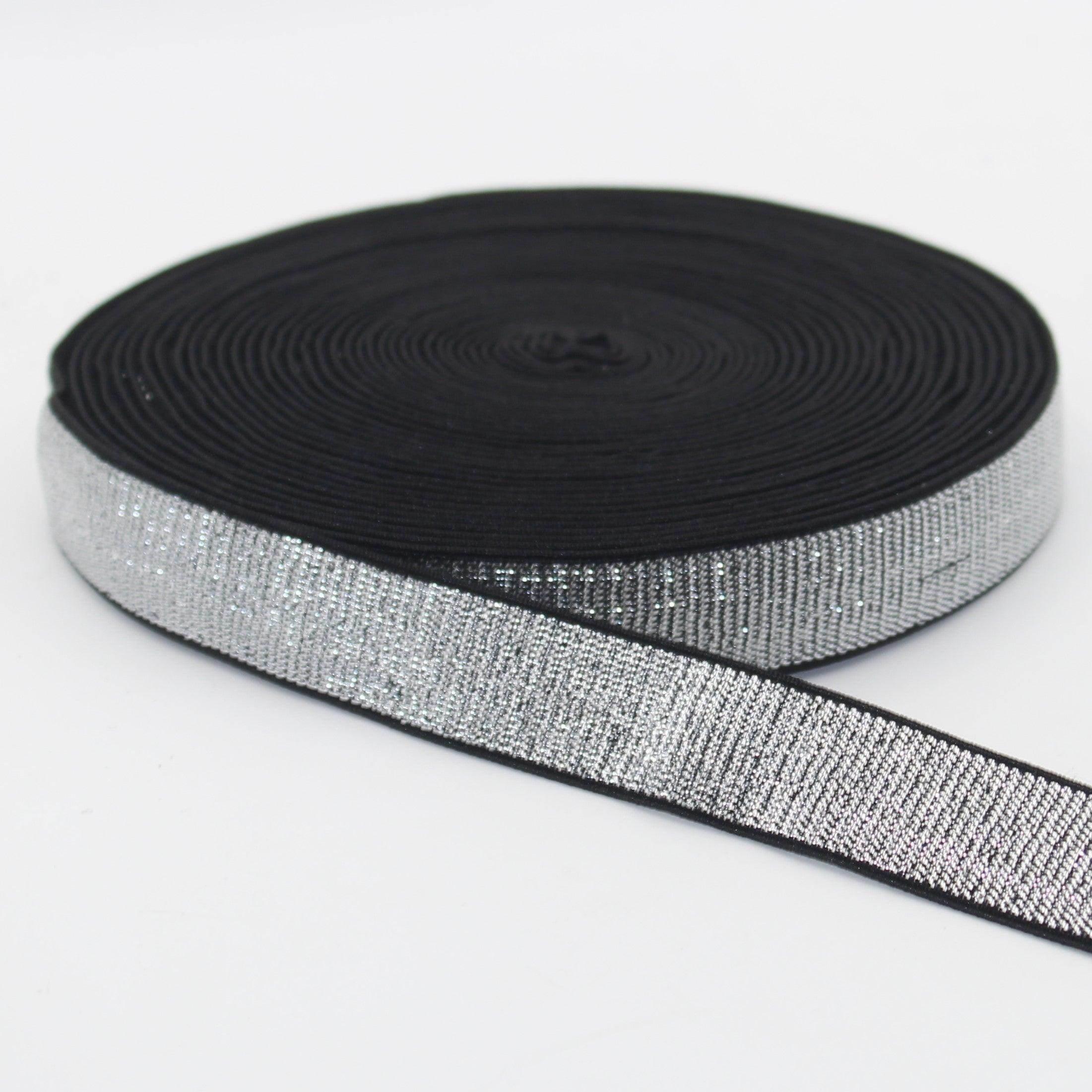 Soft Backing Lurex Elastic 10 20 25 30 or 40mm #ELA1315 - ACCESSOIRES LEDUC BV