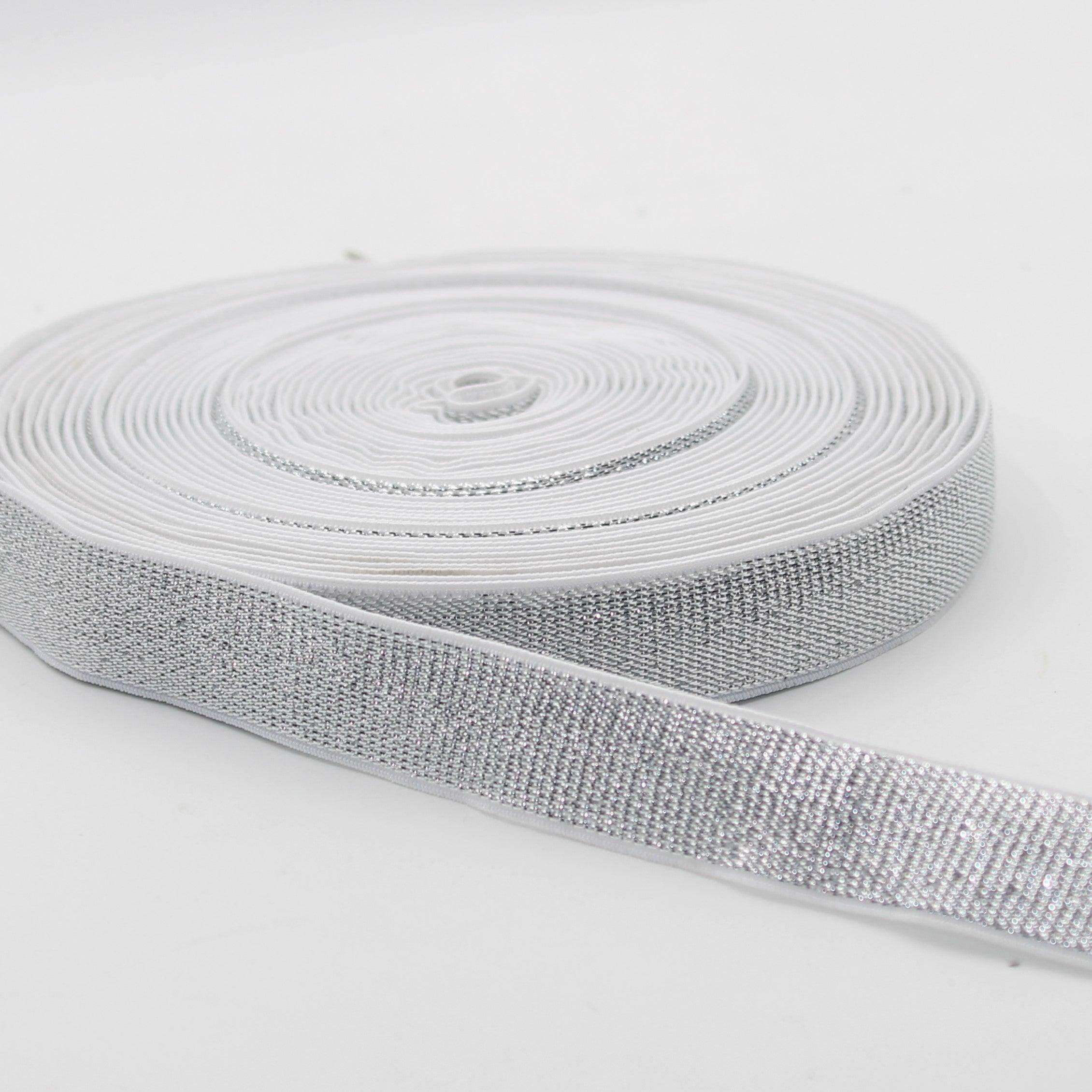 Soft Backing Lurex Elastic 10 20 25 30 or 40mm #ELA1315 - ACCESSOIRES LEDUC BV