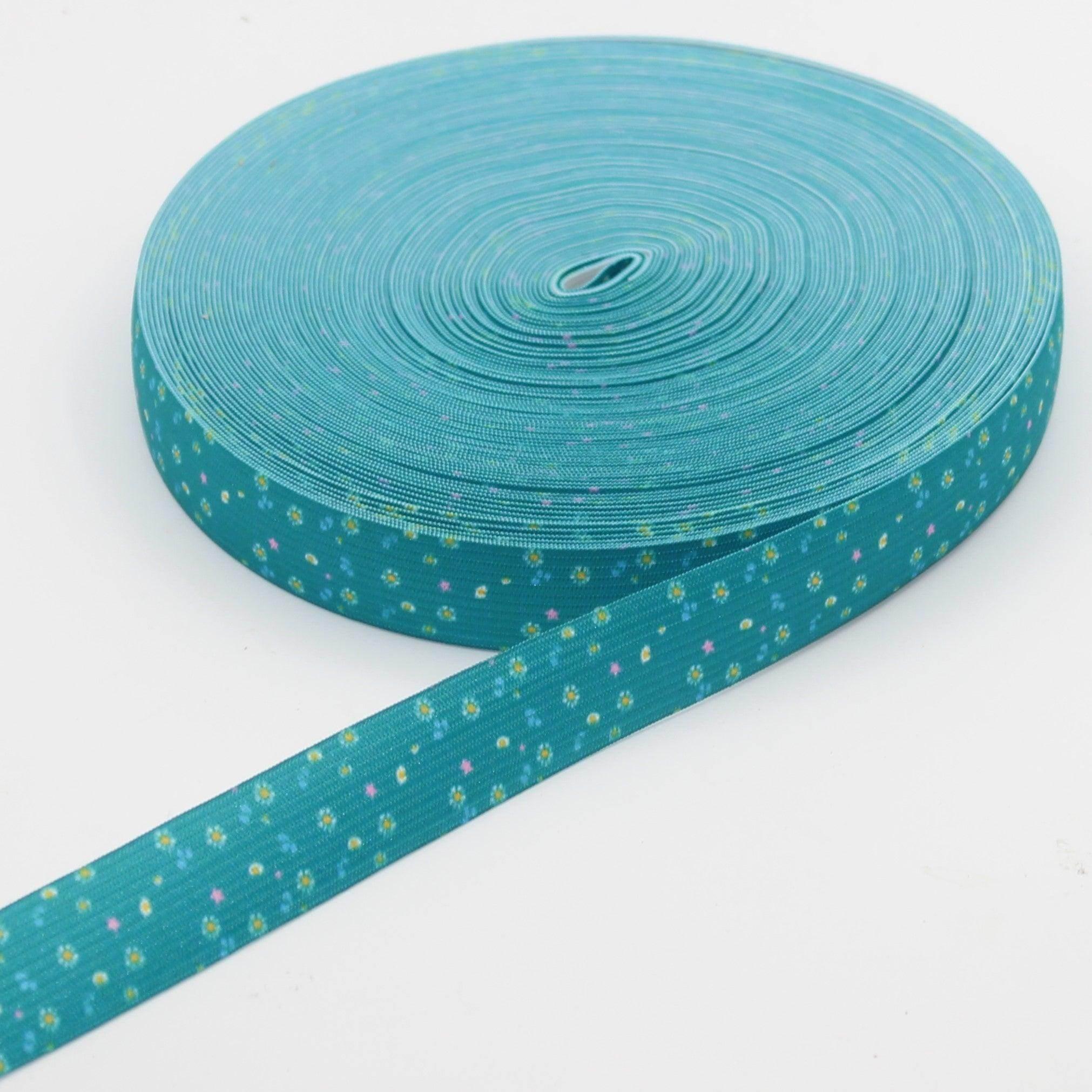 20 meters Printed Elastic 15 25 or 40mm #ELA3520 - ACCESSOIRES LEDUC BV