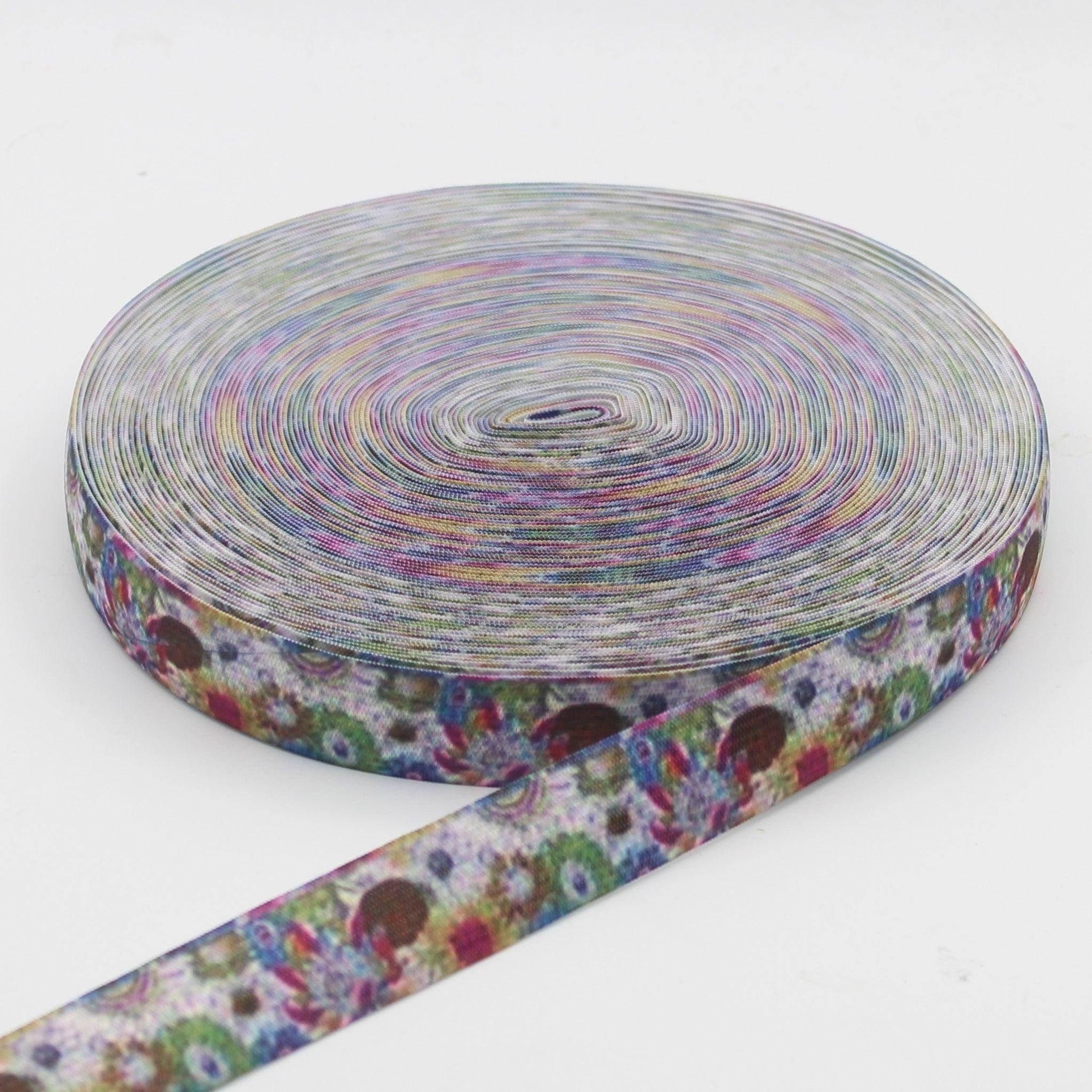 20 meters Printed Elastic 15 25 or 40mm #ELA3520 - ACCESSOIRES LEDUC BV