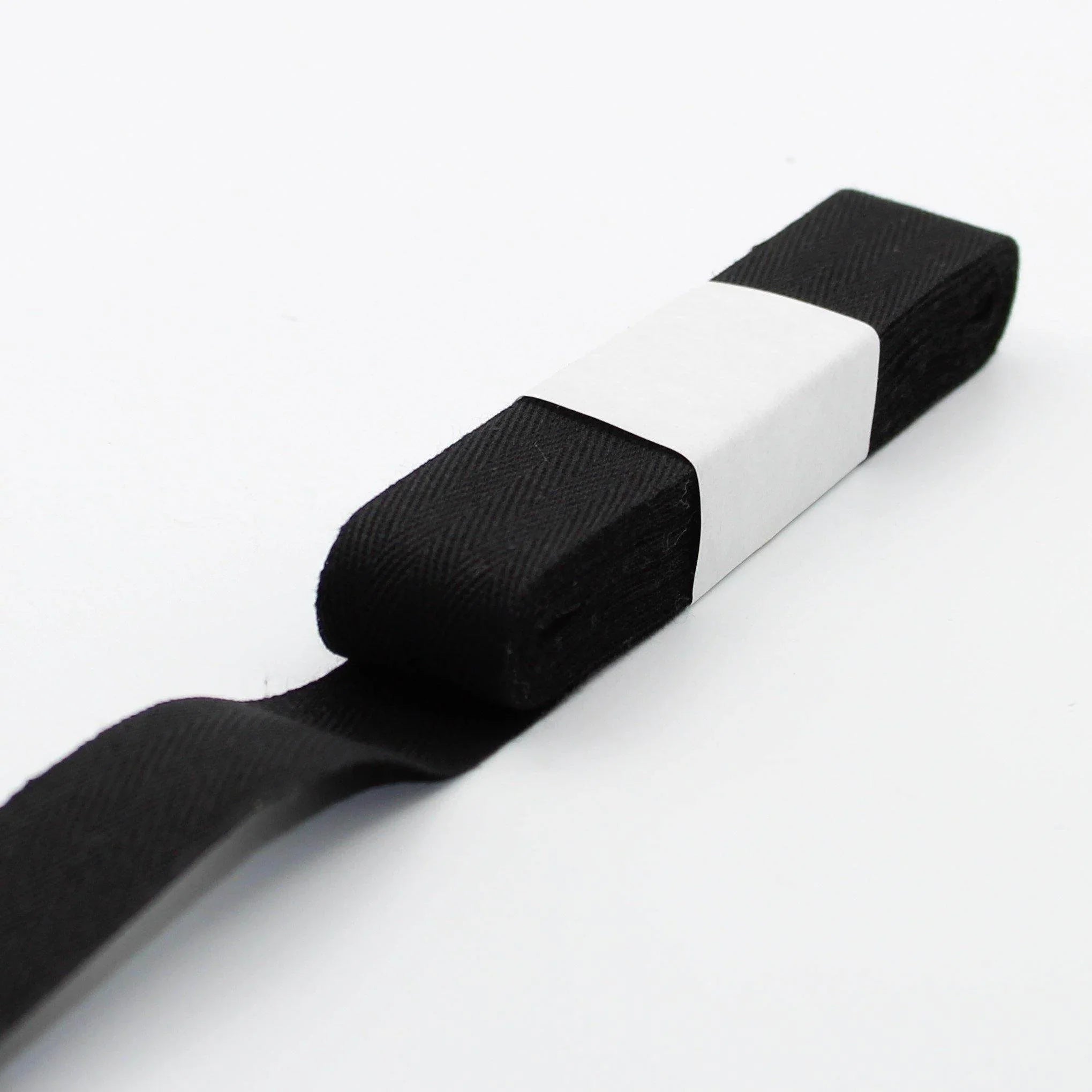 5 Meters Herringbone Tape 100% Cotton White Black or Ecru - ACCESSOIRES LEDUC BV