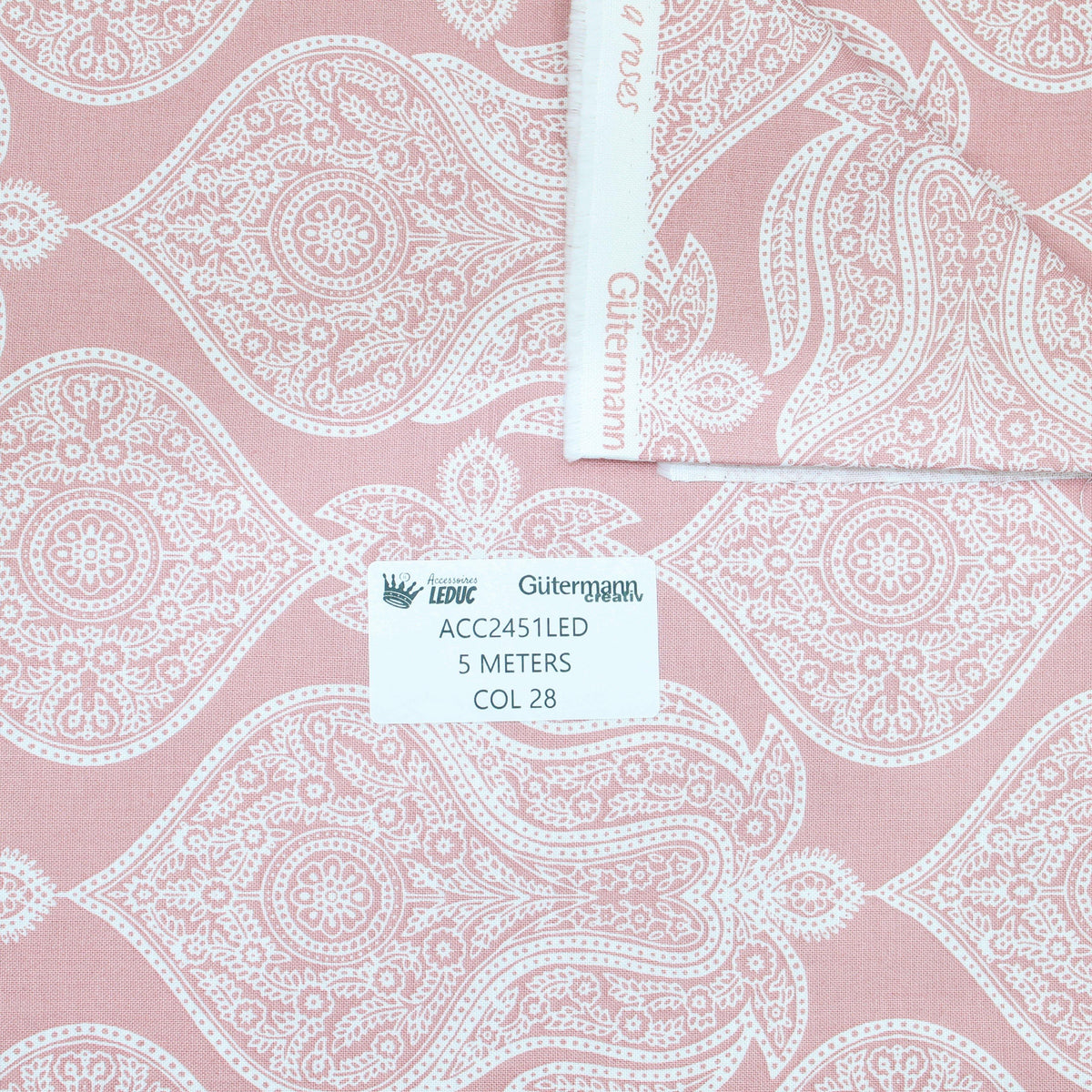 5 Meters GUTERMANN FABRIC 100% COTTON - ACCESSOIRES LEDUC