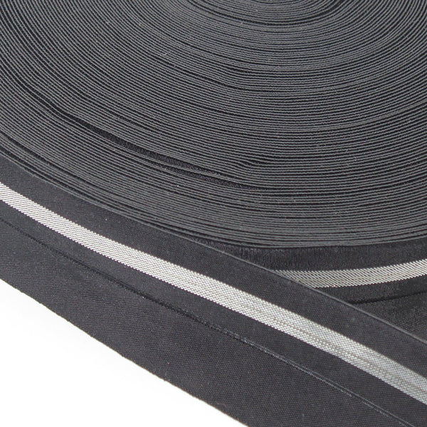 Elastique résille noire 32mm / Ruban décoratif pour vêtements