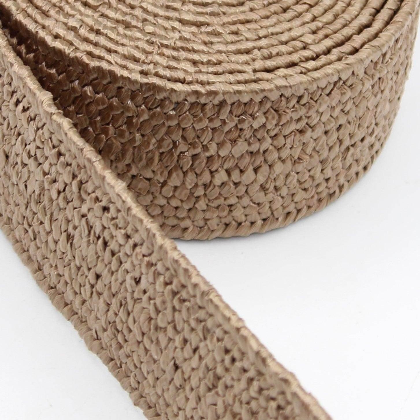 38mm Thick Raffia Elastic #ELA1317 #ELA1318 - ACCESSOIRES LEDUC BV