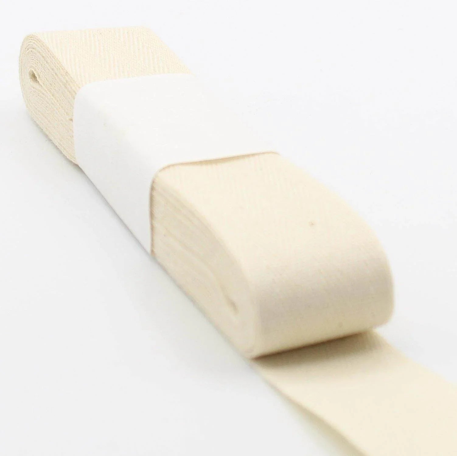 5 Meters Herringbone Tape 100% Cotton White Black or Ecru - ACCESSOIRES LEDUC BV