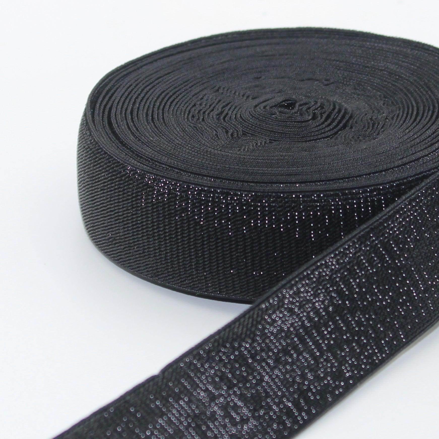 Soft Backing Lurex Elastic 10 20 25 30 or 40mm #ELA1315 - ACCESSOIRES LEDUC BV