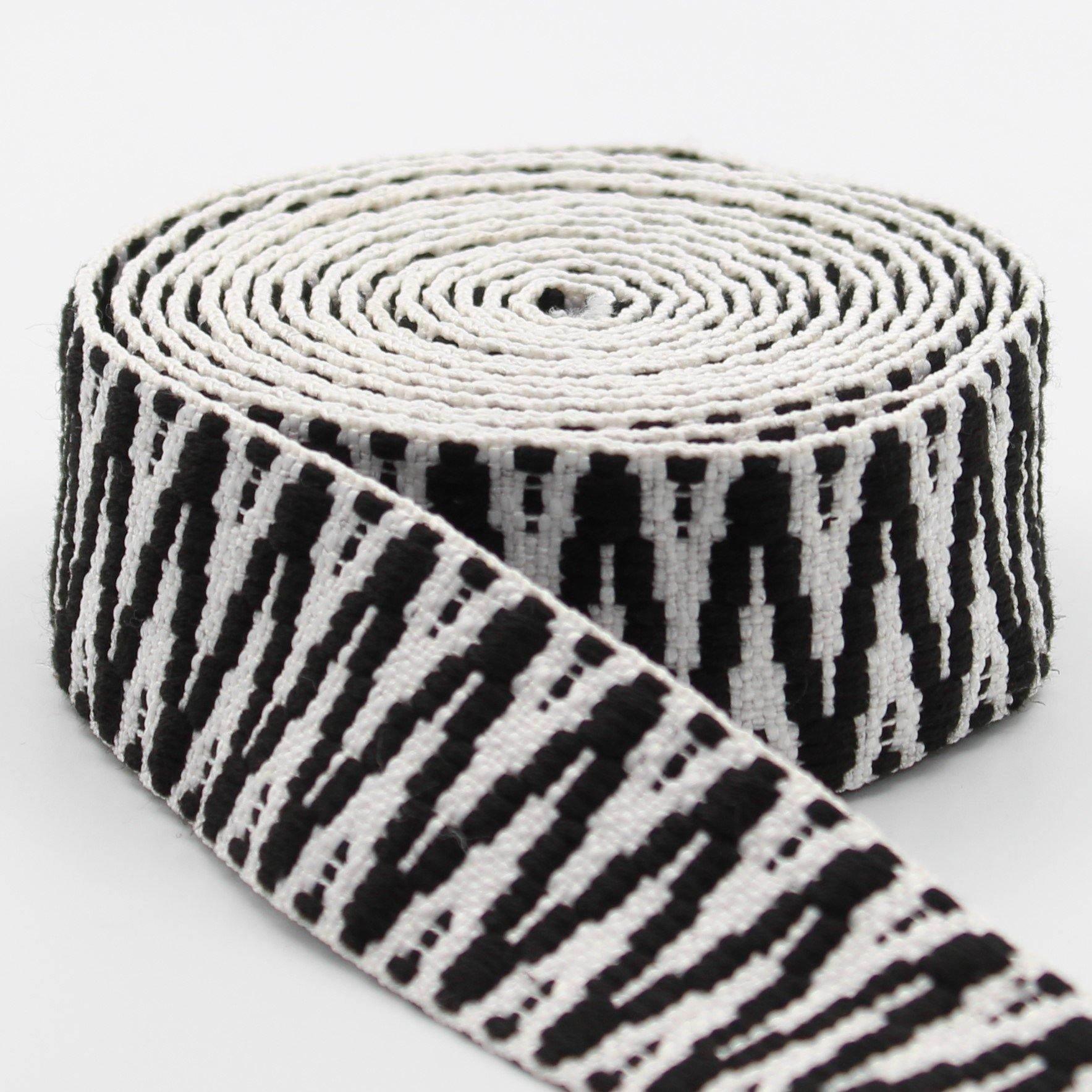 5 meters Ethnic Zig Zag Webbing 38mm #RUB1936 - ACCESSOIRES LEDUC BV