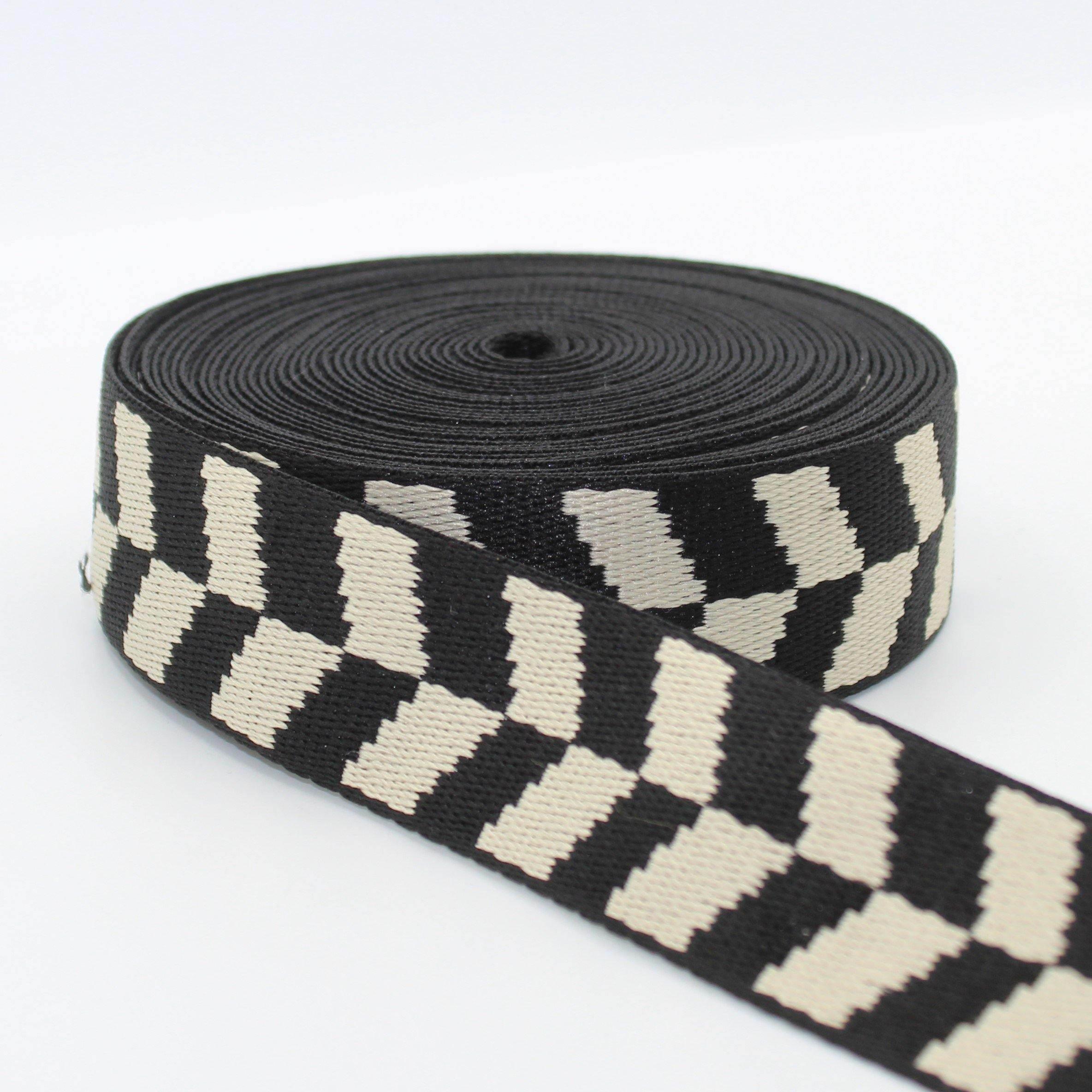 5 Meters 38mm Parallelepiped Webbing #RUB1946 - ACCESSOIRES LEDUC BV