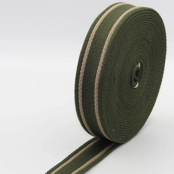 5 meters Bicolor Sport strip 30mm Webbing #RUB1978 - ACCESSOIRES LEDUC BV