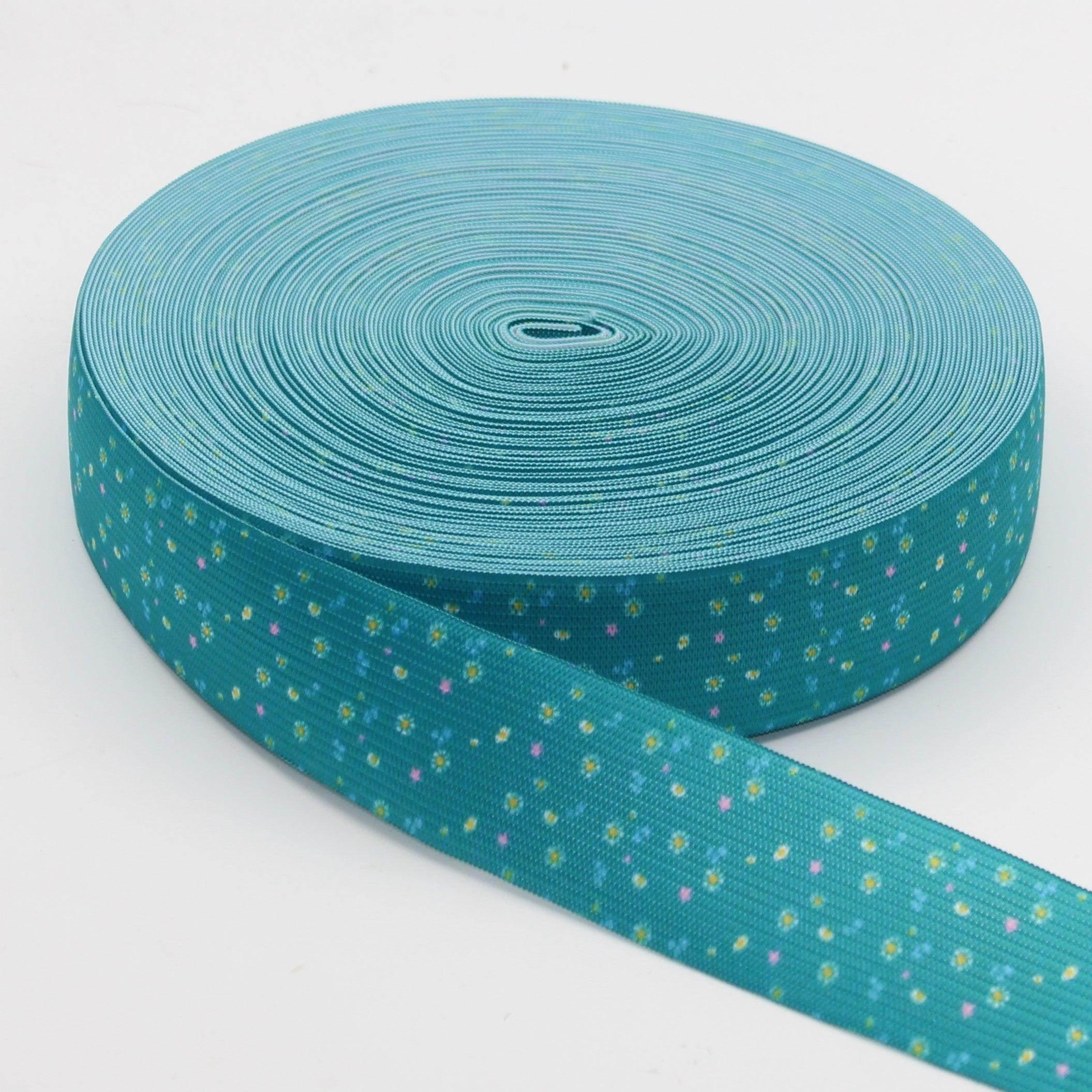 20 meters Printed Elastic 15 25 or 40mm #ELA3520 - ACCESSOIRES LEDUC BV