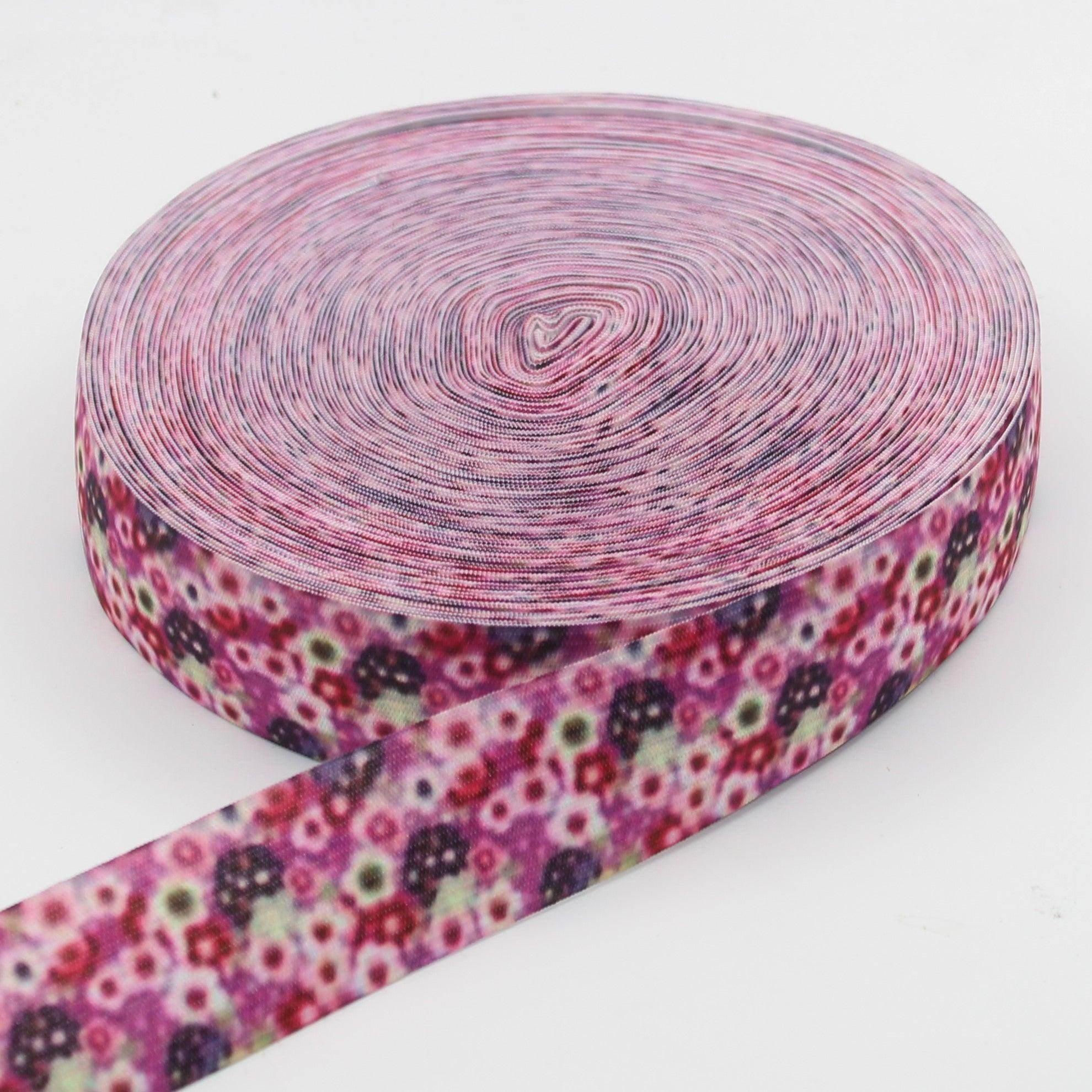 20 meters Printed Elastic 15 25 or 40mm #ELA3520 - ACCESSOIRES LEDUC BV