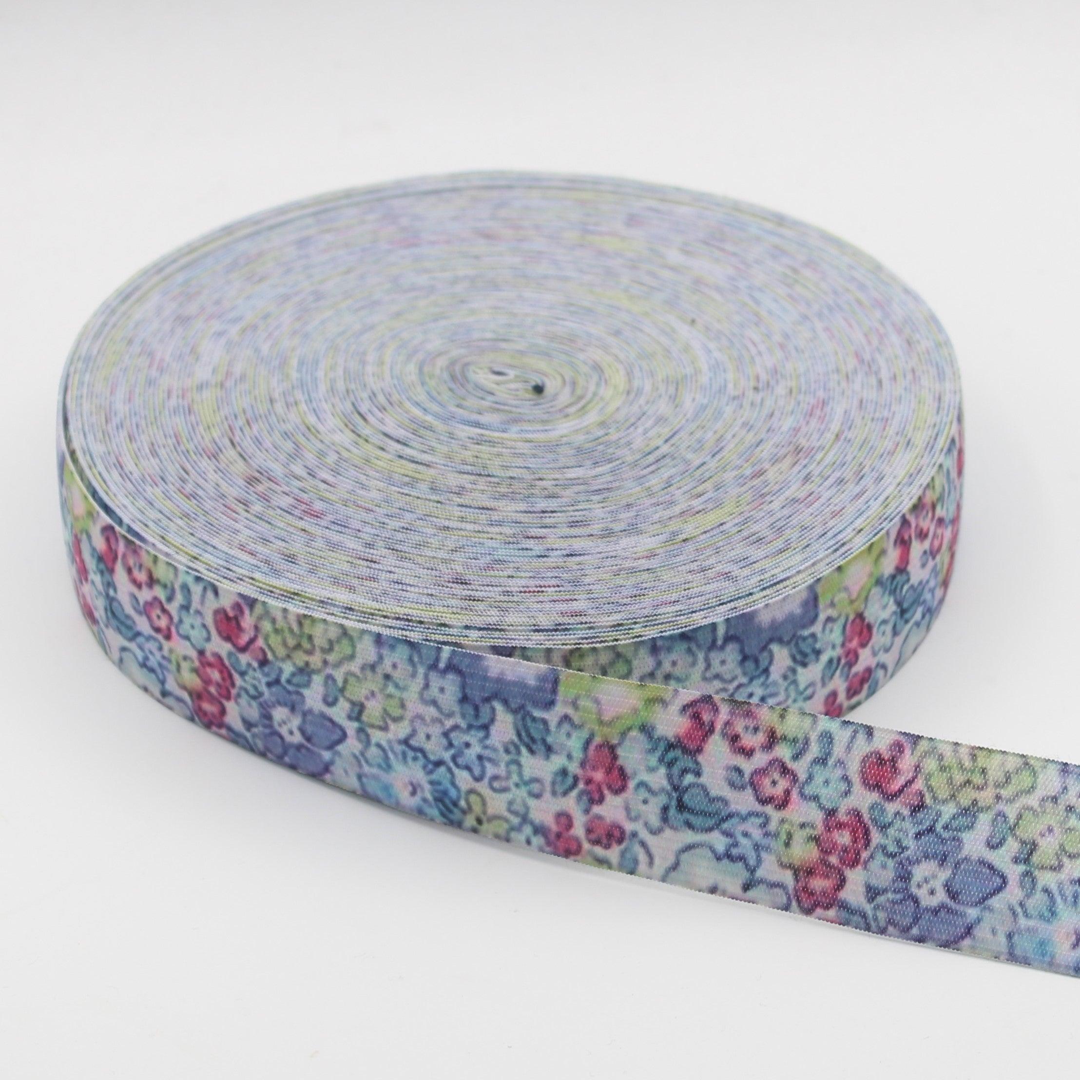 20 meters Printed Elastic 15 25 or 40mm #ELA3520 - ACCESSOIRES LEDUC BV