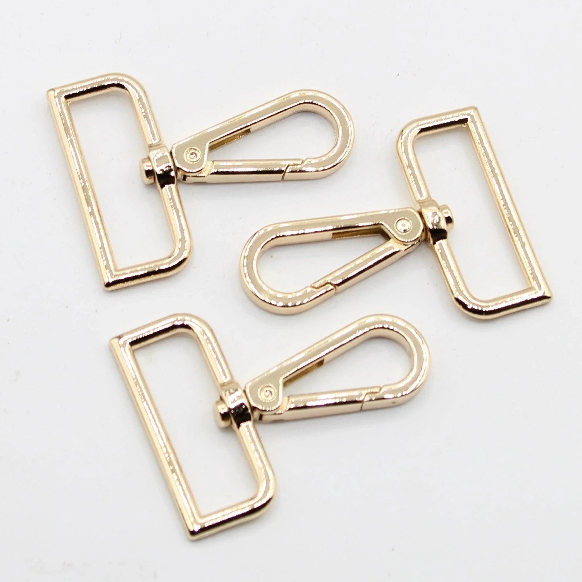 3 Buckles / Lobsters / D-Rings 30 / 40 or 50mm - Gold Silver Oldbrass Mat Black or Gunmetal - ACCESSOIRES LEDUC BV