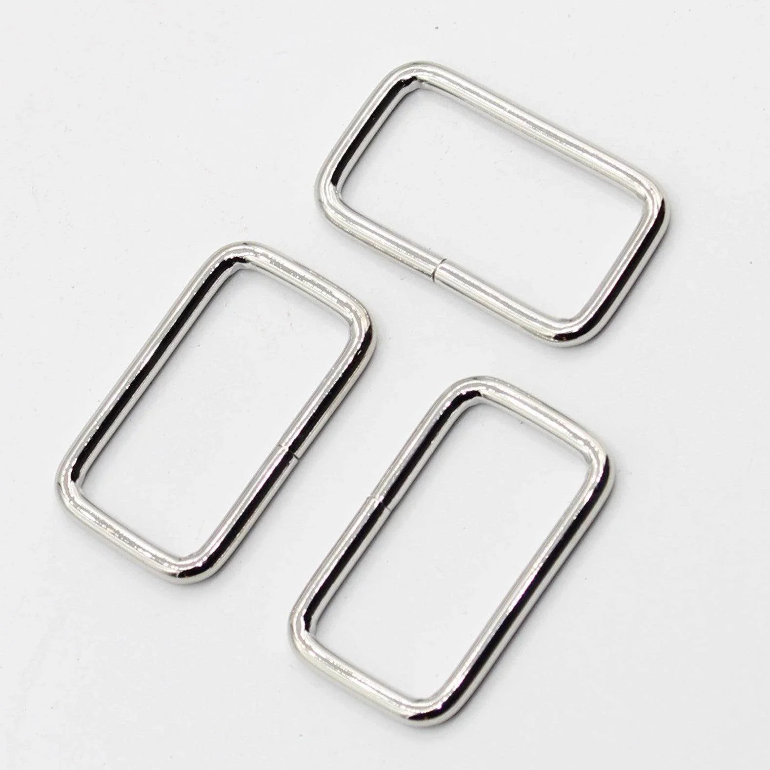 3 Buckles / Lobsters / D-Rings 30 / 40 or 50mm - Gold Silver Oldbrass Mat Black or Gunmetal - ACCESSOIRES LEDUC BV