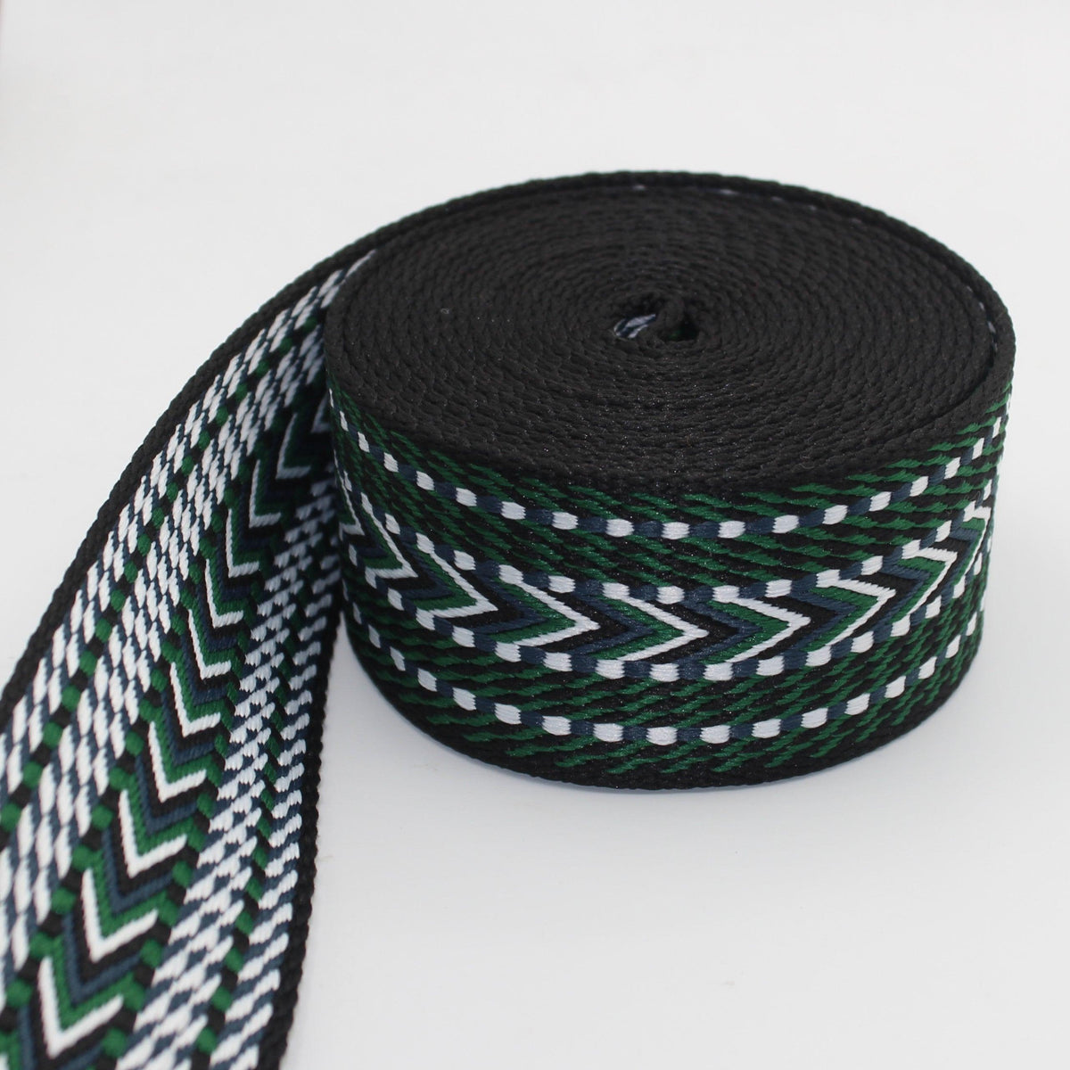 5 meters Colored Webbing with Arrows 50mm #RUB3517 - ACCESSOIRES LEDUC BV