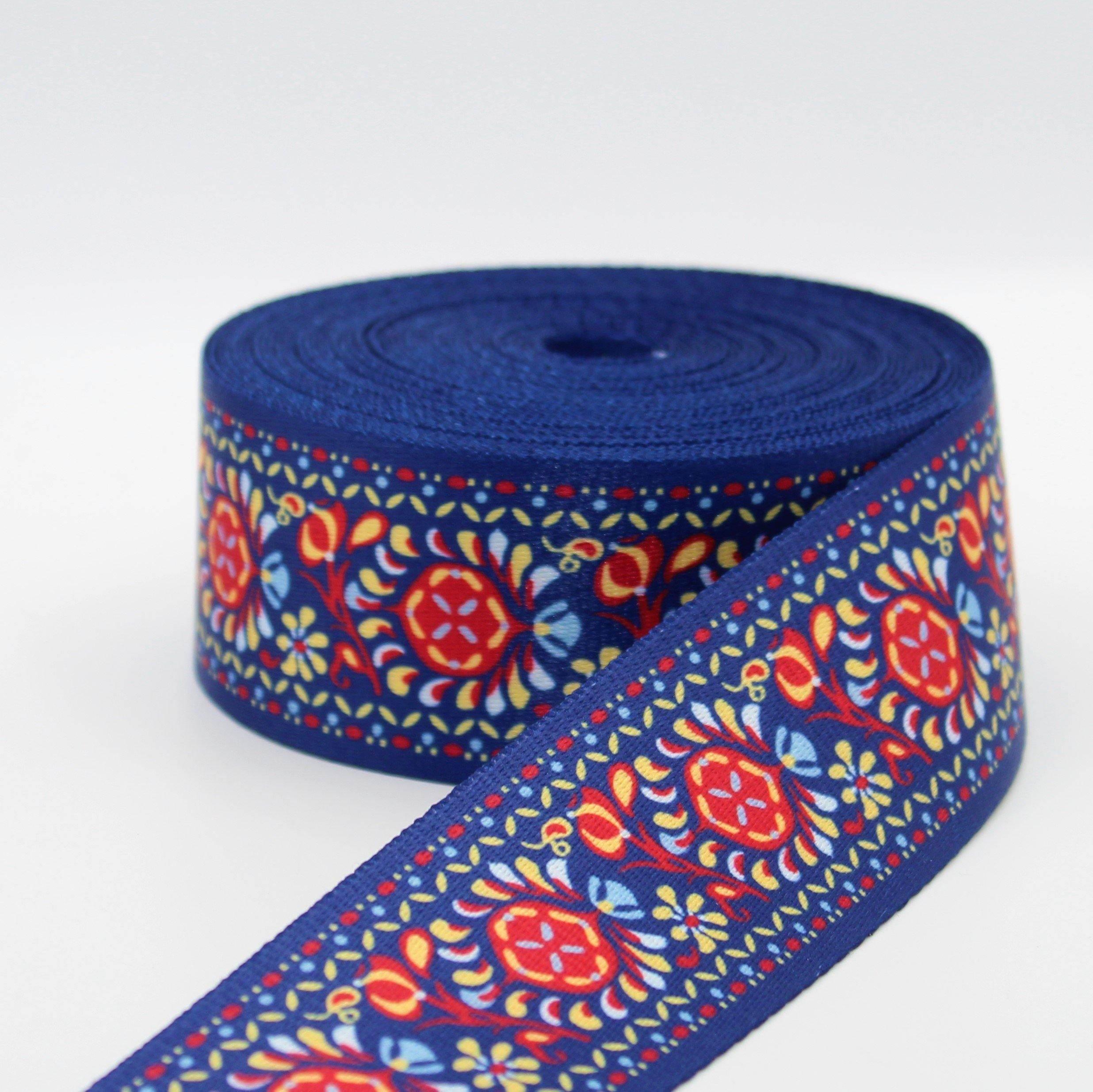 5 meters Printed Webbing 50mm #RUB1950 - ACCESSOIRES LEDUC BV