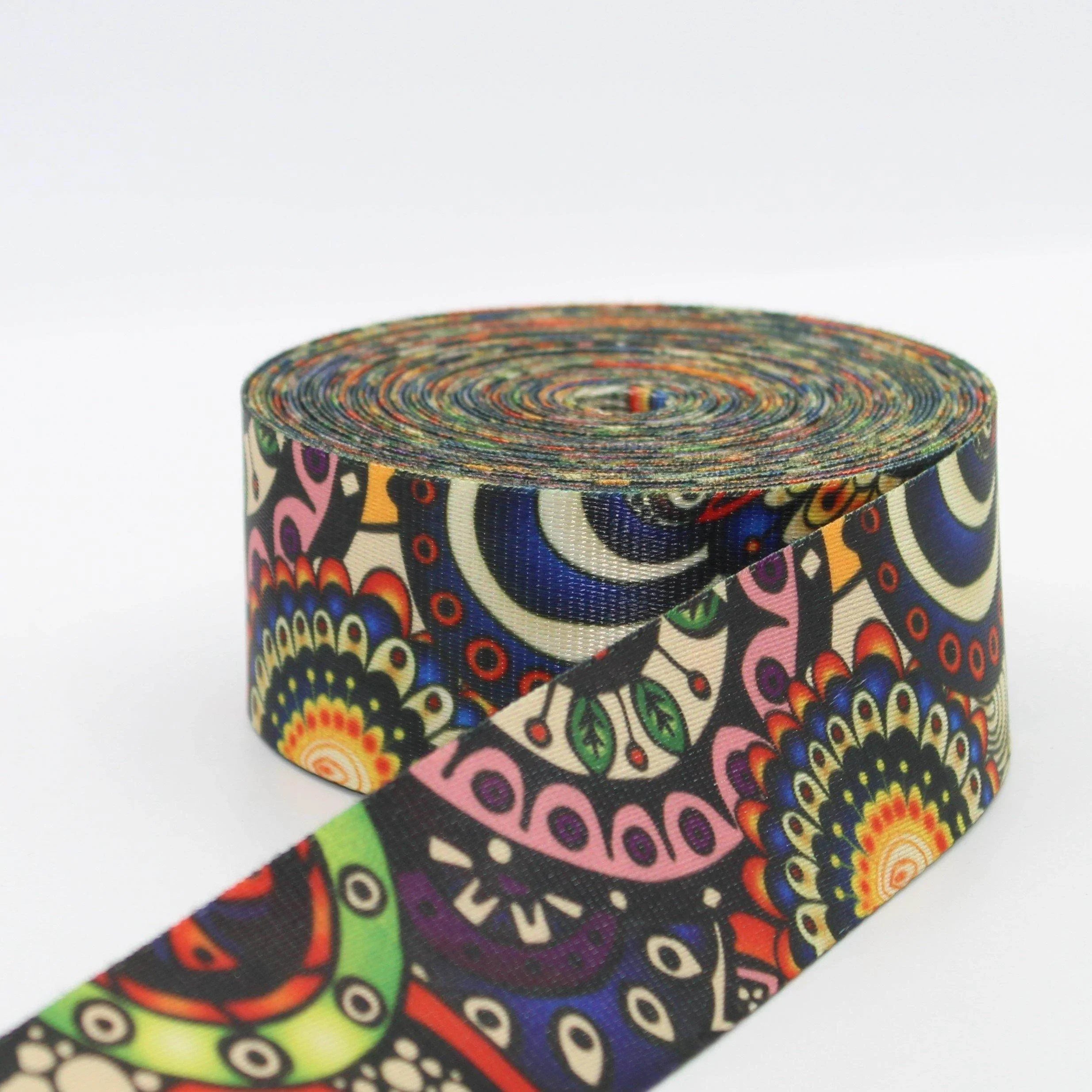 5 meters Printed Webbing 50mm #RUB1950 - ACCESSOIRES LEDUC BV