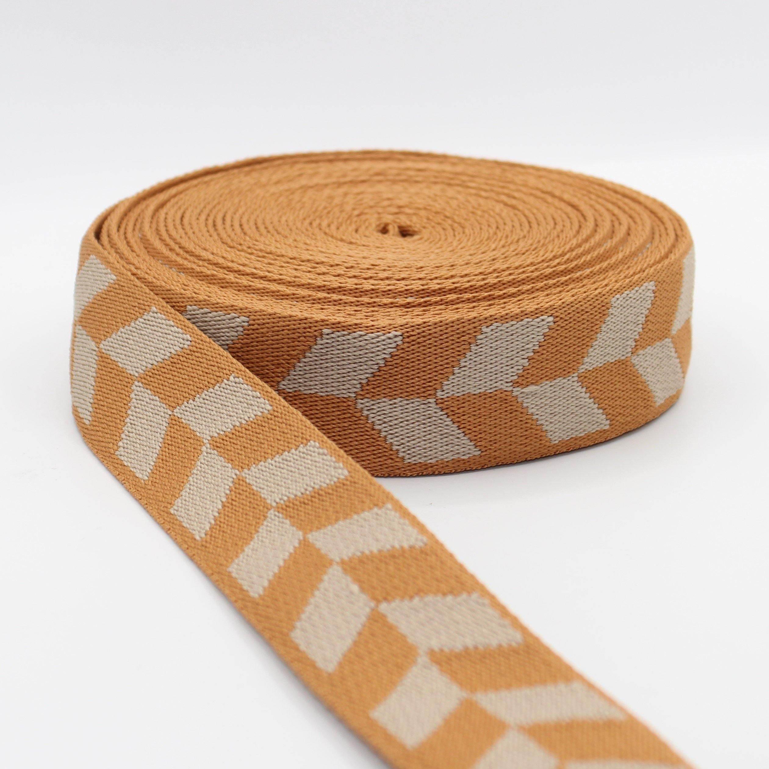5 Meters 38mm Parallelepiped Webbing #RUB1946 - ACCESSOIRES LEDUC BV