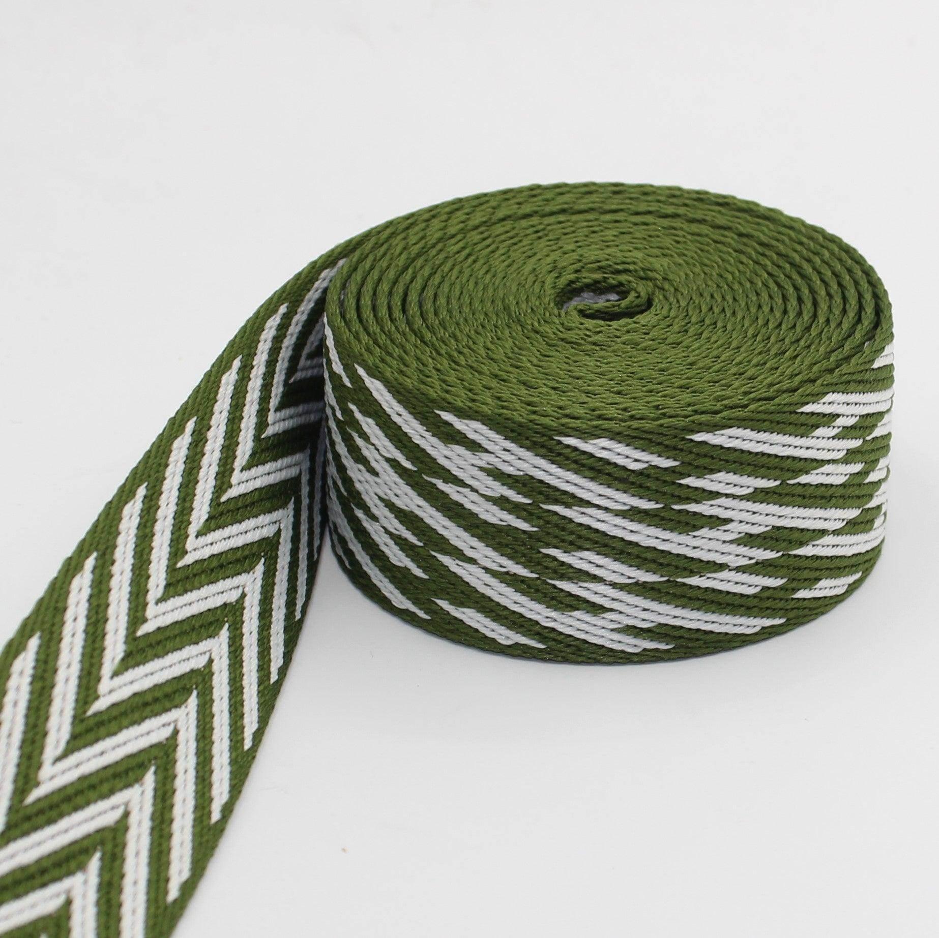5 meters Zig Zag / Thunder Webbing 38mm #RUB3514 - ACCESSOIRES LEDUC BV