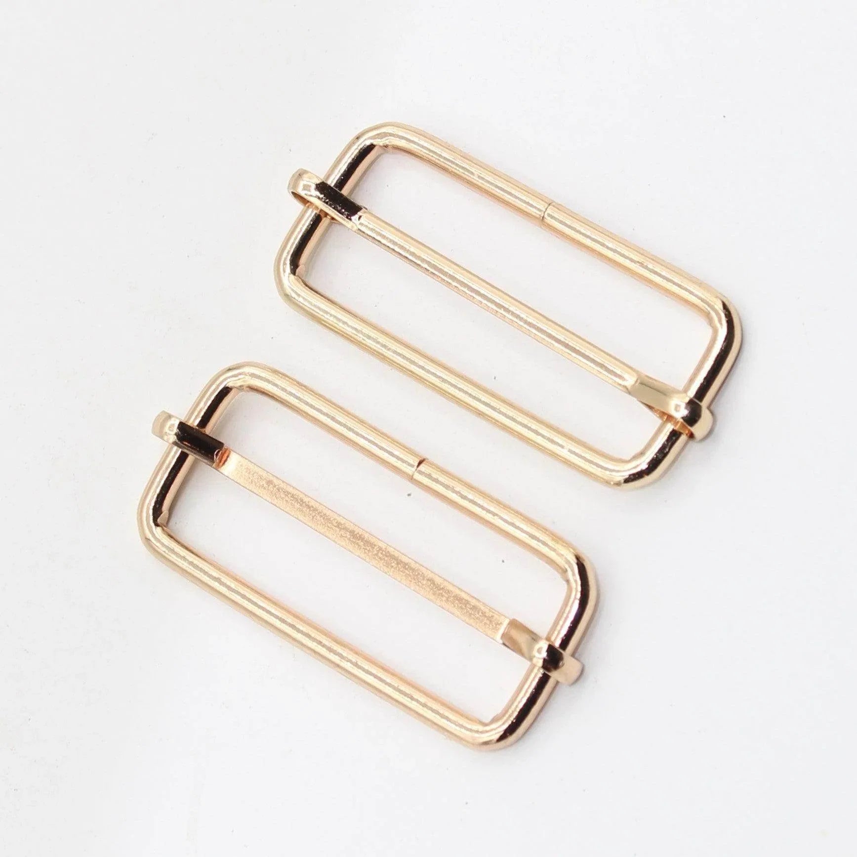 3 Buckles / Lobsters / D-Rings 30 / 40 or 50mm - Gold Silver Oldbrass Mat Black or Gunmetal - ACCESSOIRES LEDUC BV