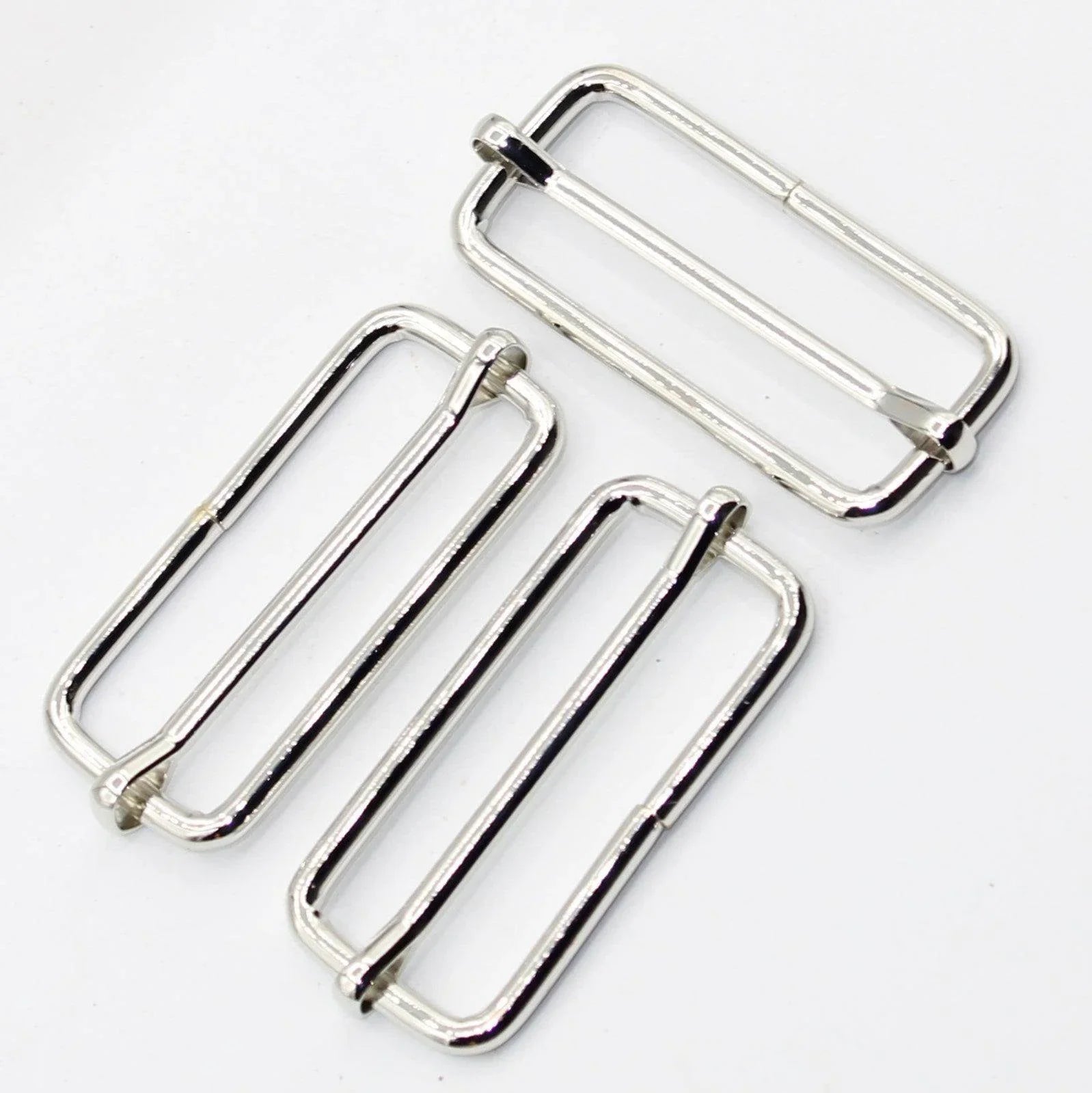 3 Buckles / Lobsters / D-Rings 30 / 40 or 50mm - Gold Silver Oldbrass Mat Black or Gunmetal - ACCESSOIRES LEDUC BV