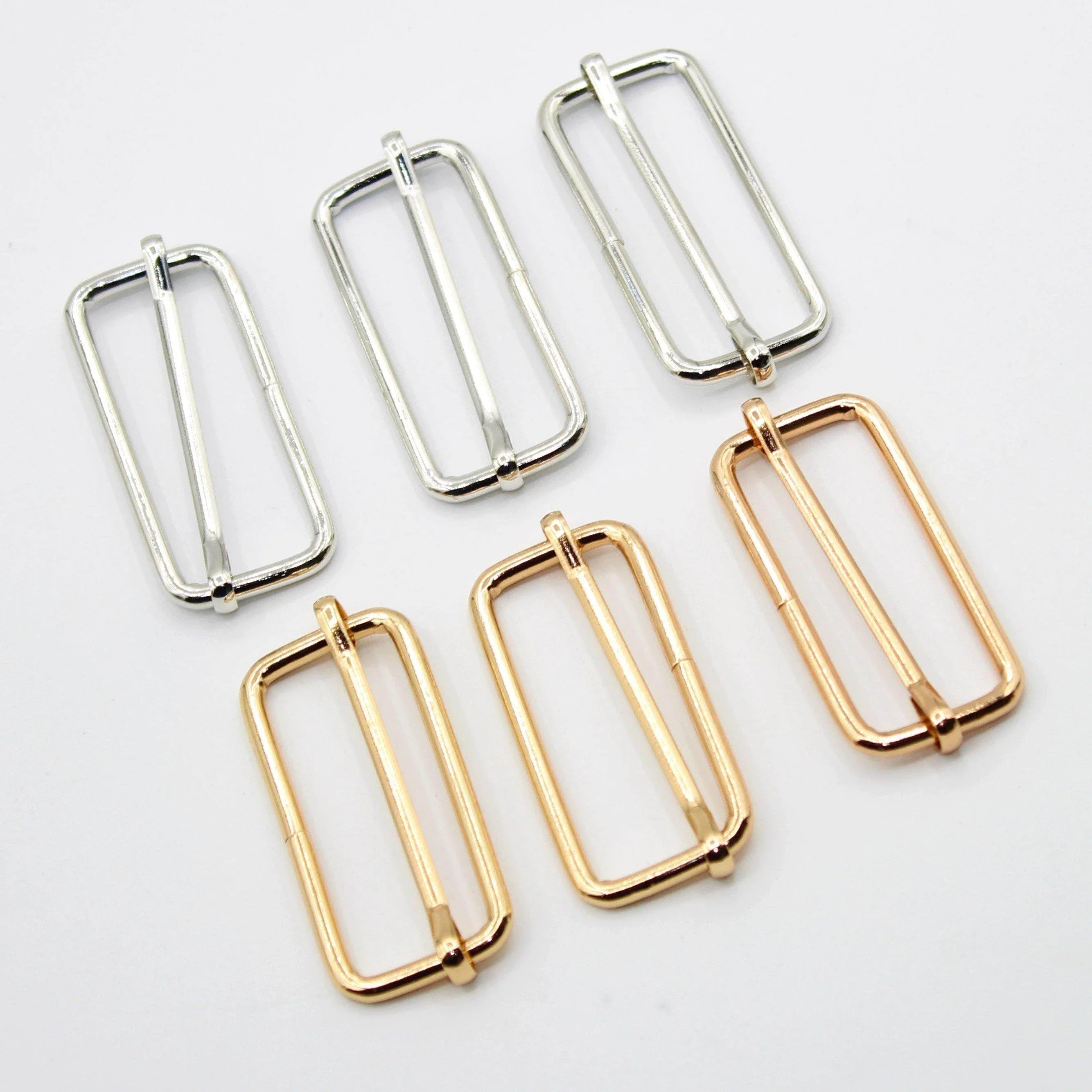 3 Buckles / Lobsters / D-Rings 30 / 40 or 50mm - Gold Silver Oldbrass Mat Black or Gunmetal - ACCESSOIRES LEDUC BV