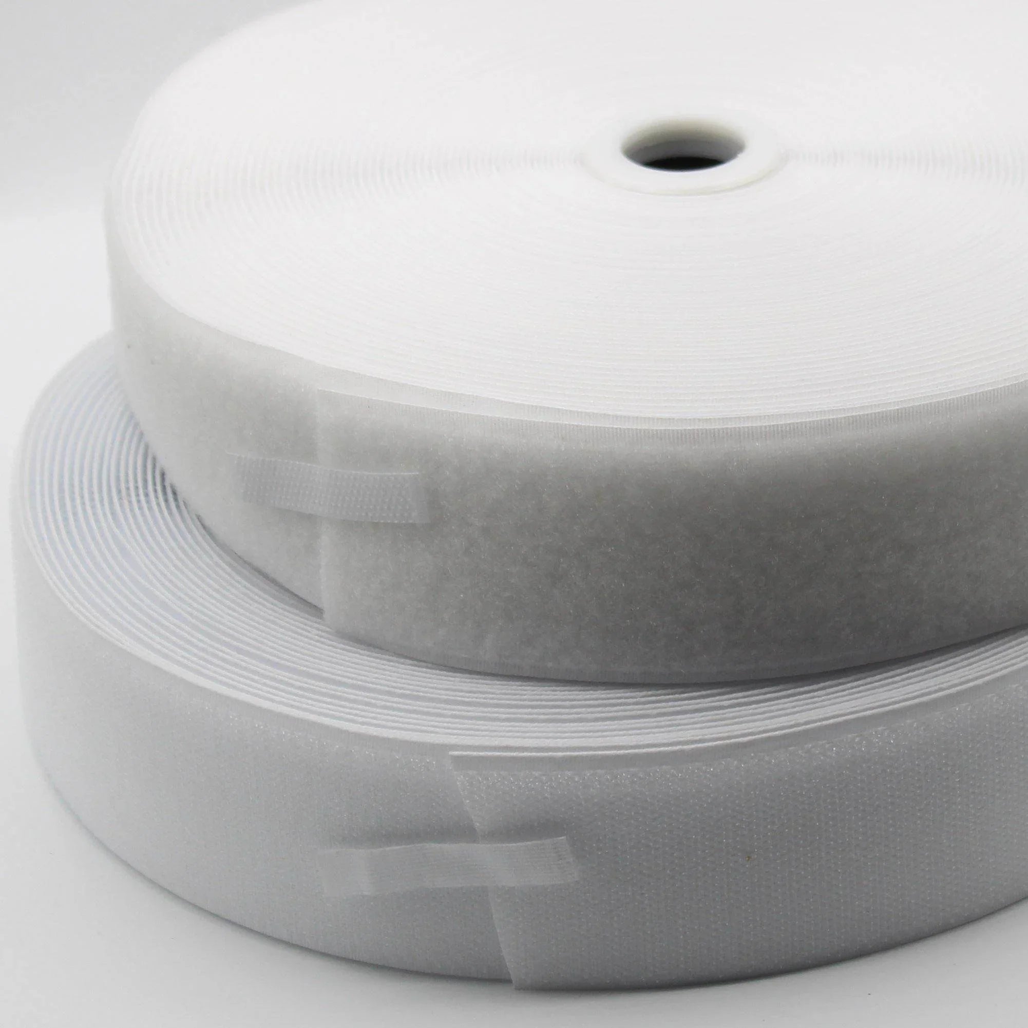 25 METERS HOOK ON LOOP TAPE Black or White #HNL498 - ACCESSOIRES LEDUC BV