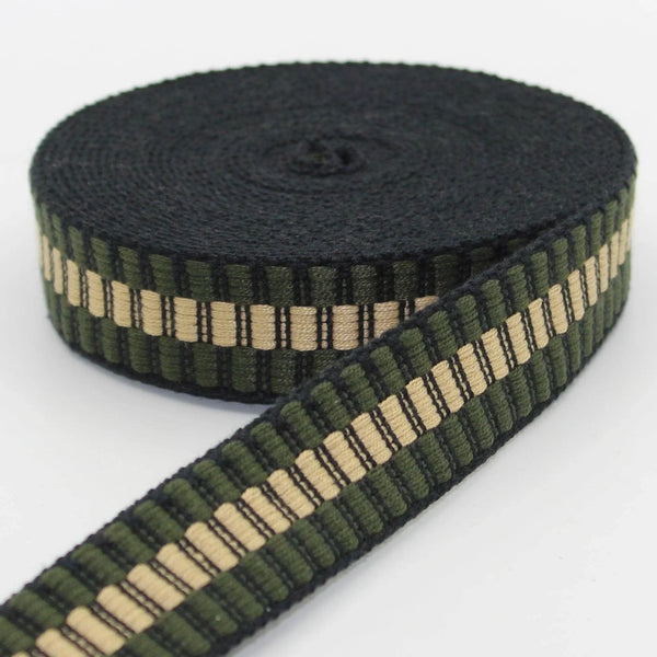 5 meters 30mm Tiles Webbing #RUB1983 - ACCESSOIRES LEDUC BV