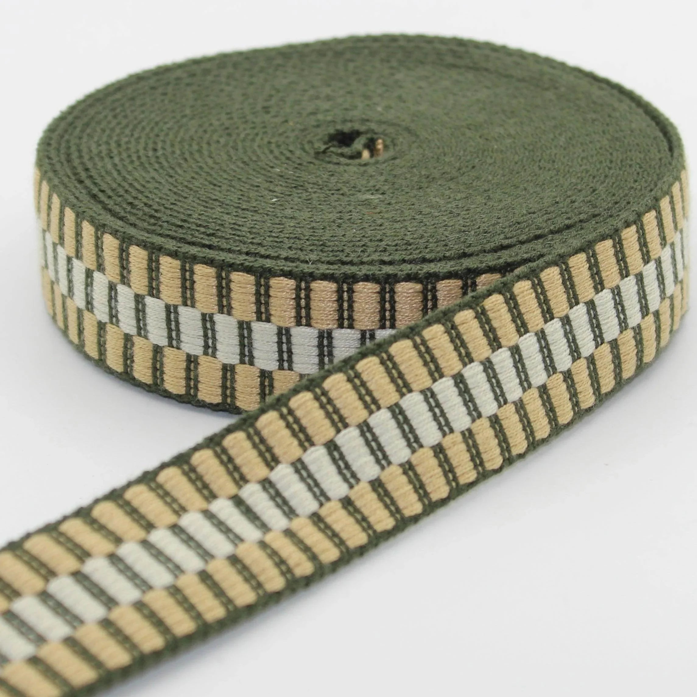5 meters 30mm Tiles Webbing #RUB1983 - ACCESSOIRES LEDUC BV