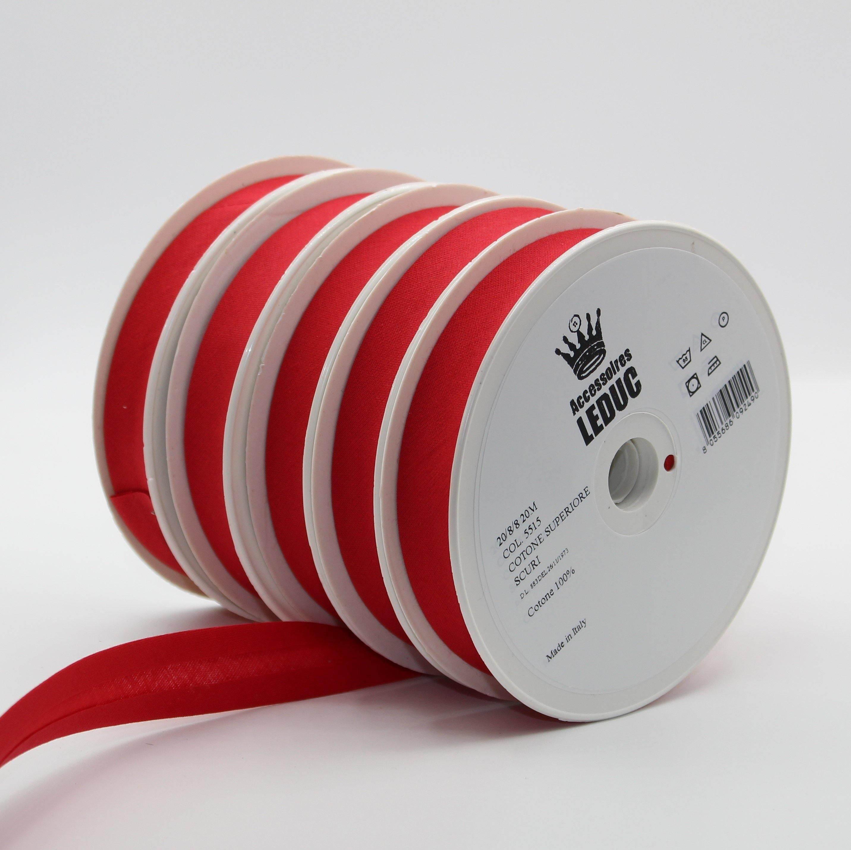 100MT - COTTON BIAS BINDING / 20mm - 20/8/8 #SBI517 - ACCESSOIRES LEDUC BV