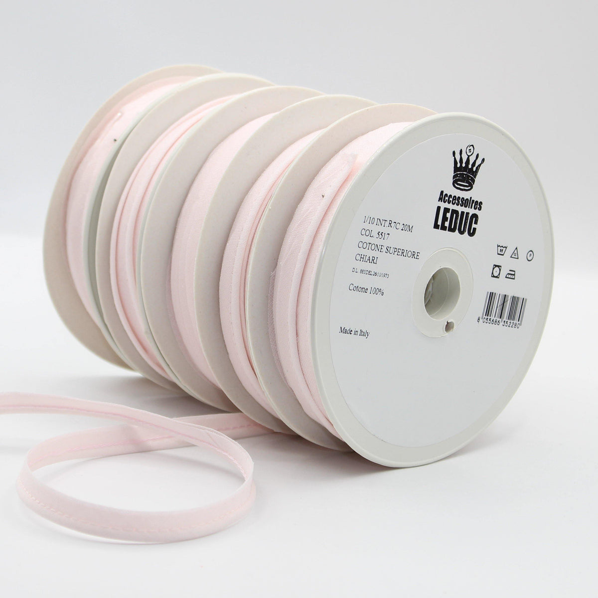 100MT - COTTON PIPING / 10mm (8+2mm) - ACCESSOIRES LEDUC