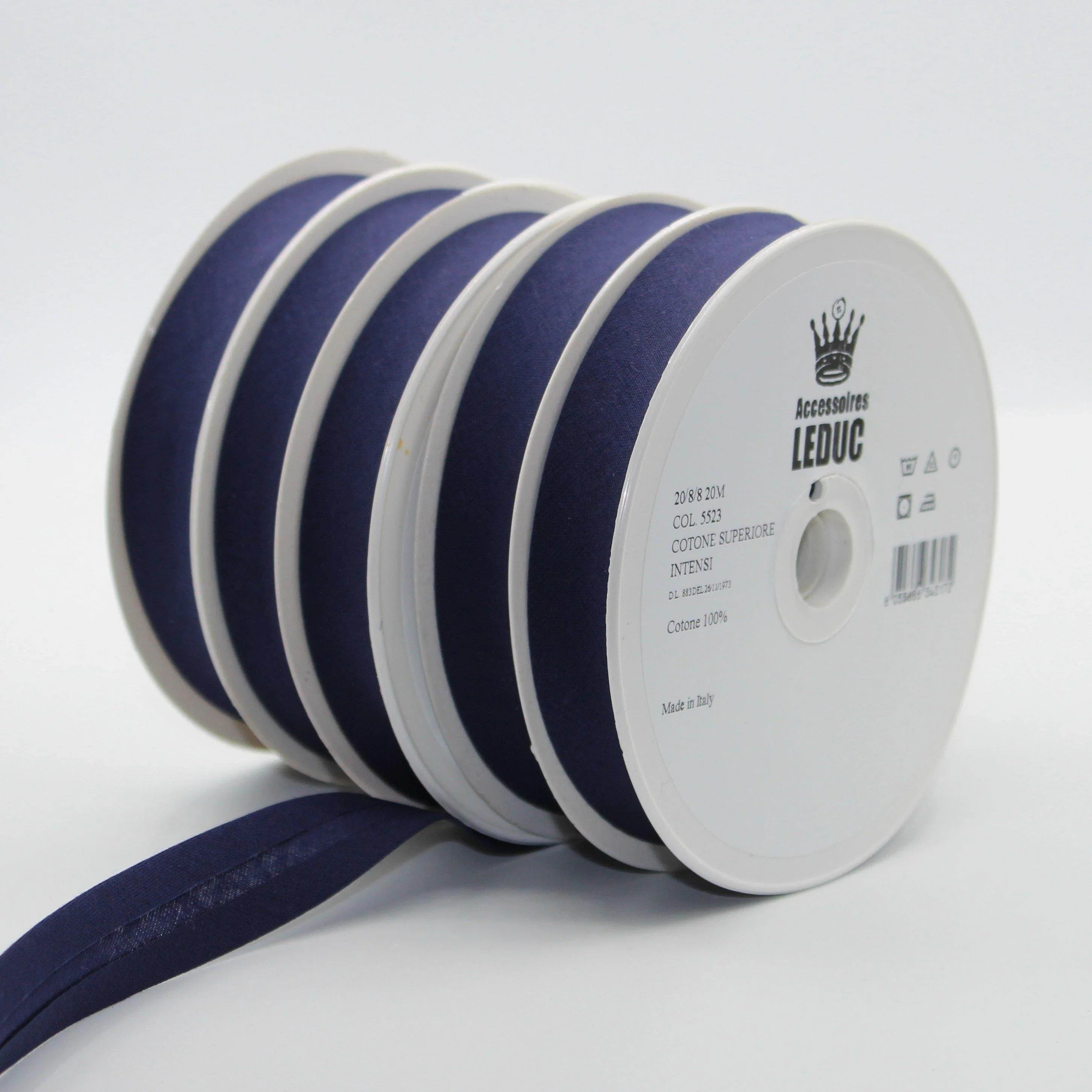 100MT - COTTON BIAS BINDING / 20mm - 20/8/8 #SBI517 - ACCESSOIRES LEDUC BV