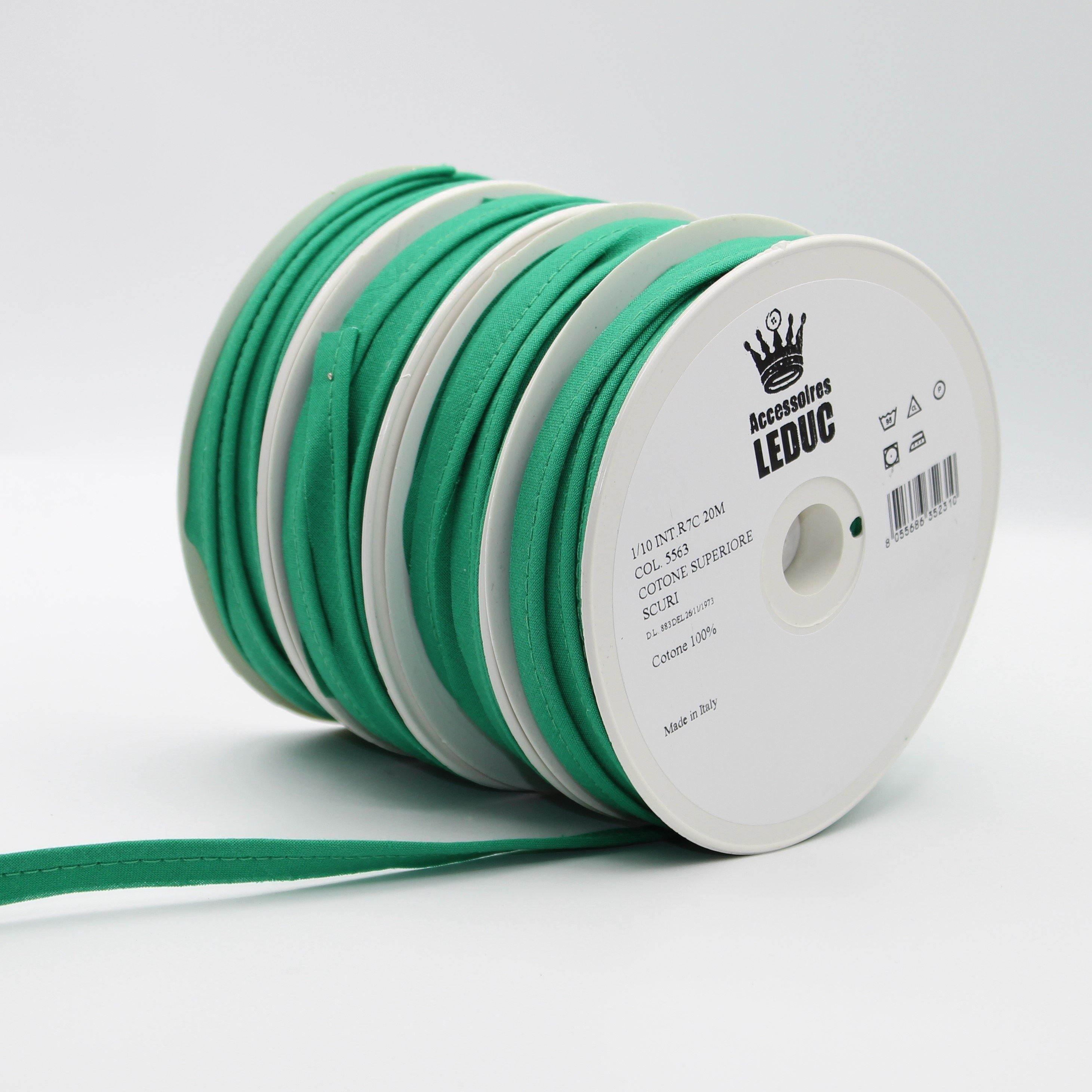 100MT - COTTON PIPING / 10mm (8+2mm) - ACCESSOIRES LEDUC BV