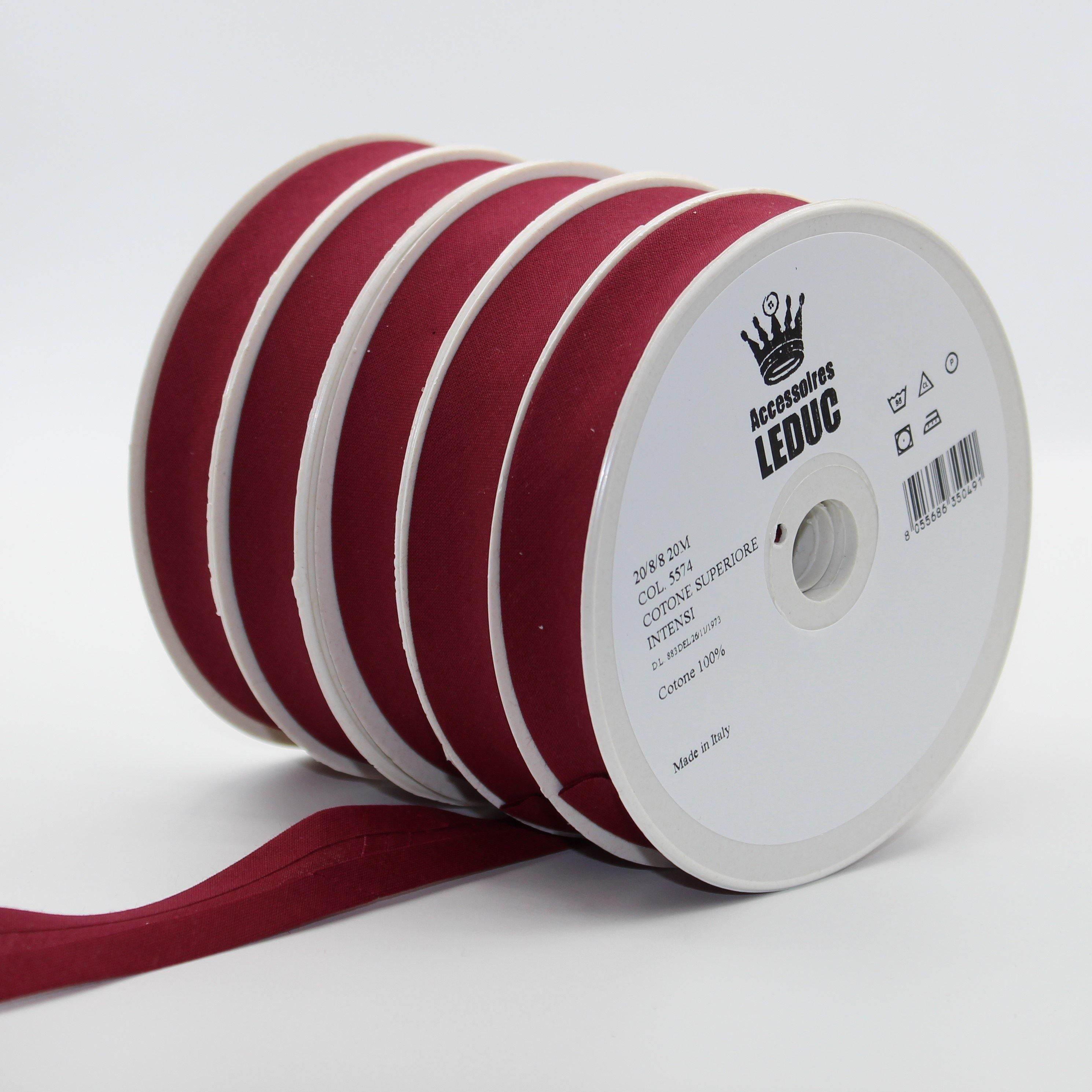 100MT - COTTON BIAS BINDING / 20mm - 20/8/8 #SBI517 - ACCESSOIRES LEDUC BV