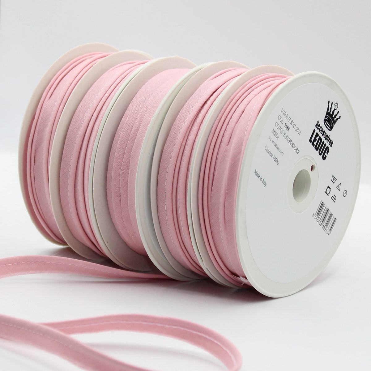 100MT - COTTON PIPING / 10mm (8+2mm) - ACCESSOIRES LEDUC